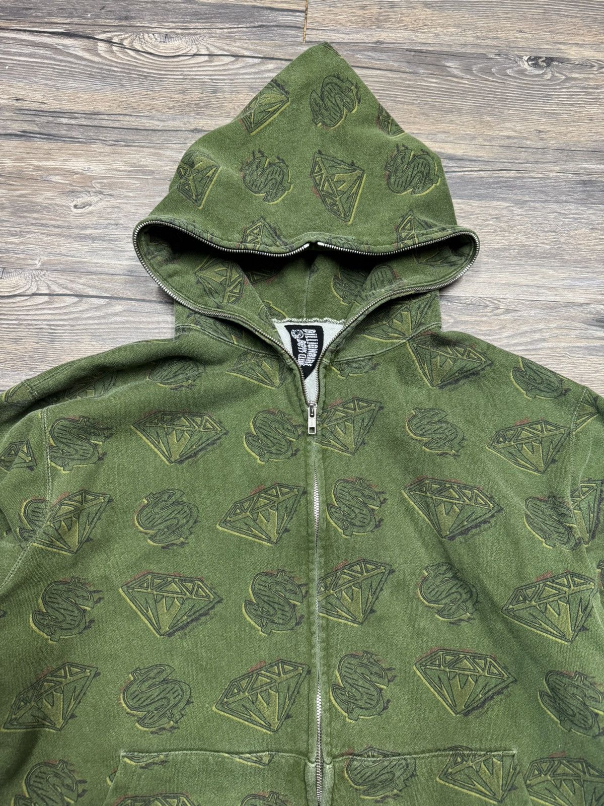 Billionaire Boys Club Billionaire Boys Club Money & Diamonds Early 2000’s Hoodie Size US L / EU 52-54 / 3 - 2 Thumbnail