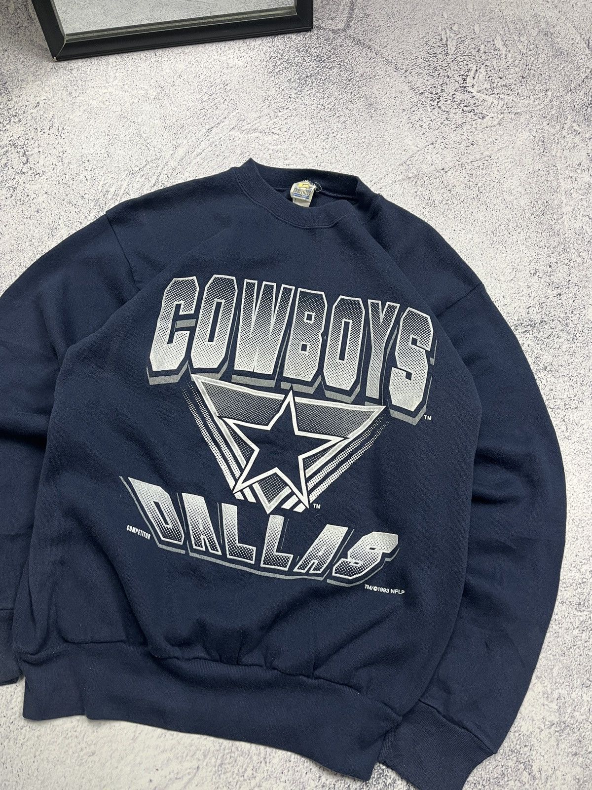 NFL × Vintage Vintage 1994 Dallas Cowboys Competitor Graphic Sweatshirt Size US L / EU 52-54 / 3 - 5 Thumbnail