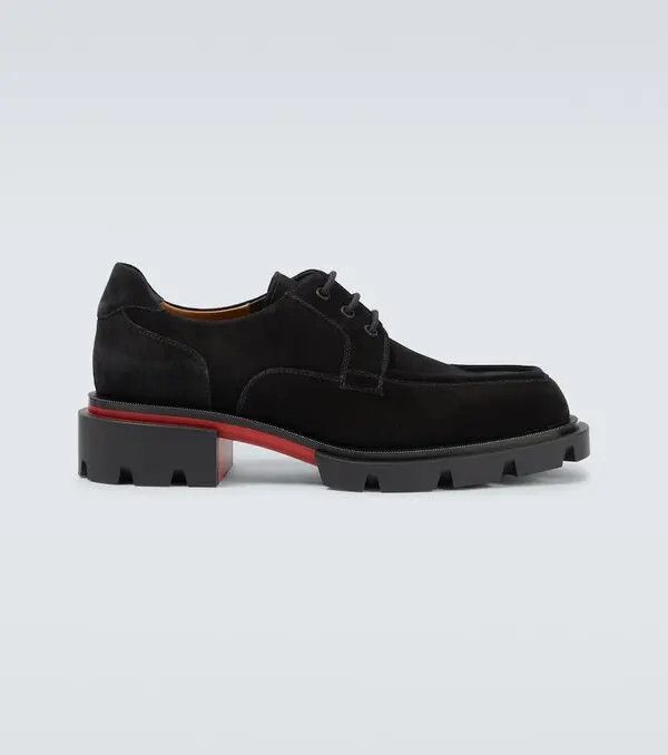 Christian Louboutin o1bcso1str1024 Our Georges Flat in Black Size US 10 / EU 43 - 1 Thumbnail