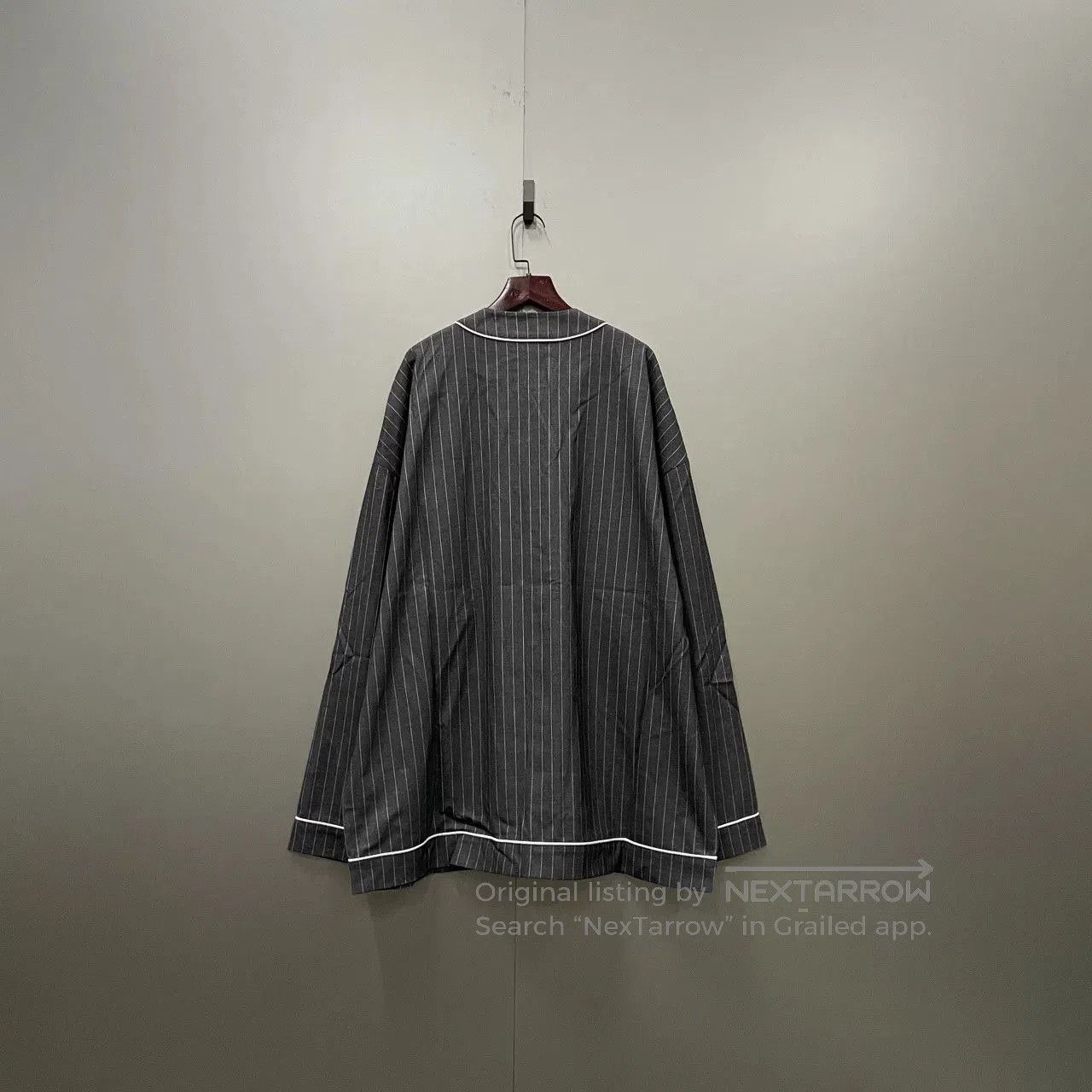Maison Margiela gray striped homewear set. Size 30" / US 8 / IT 44 - 3 Thumbnail