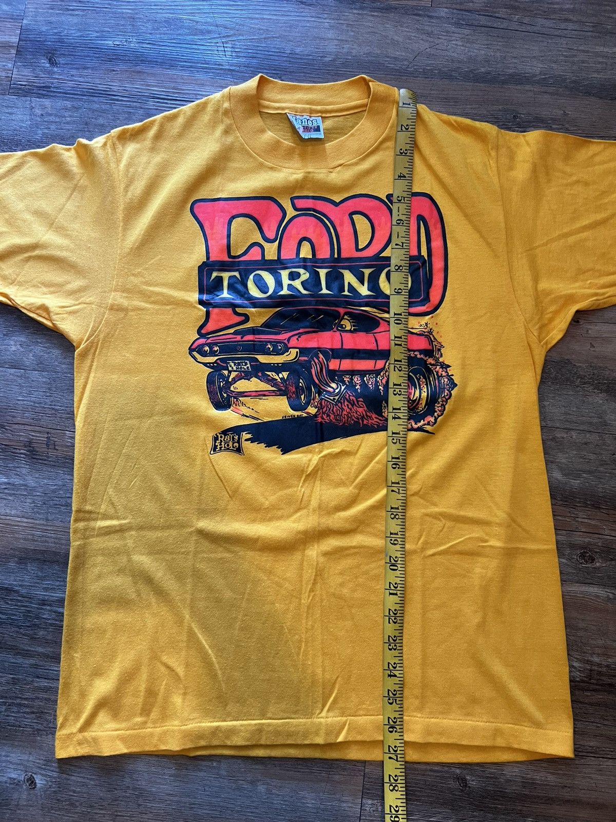 Ford × Hanes × Vintage RARE Vintage 70's-80's Ford Torino "The Rat's Hole" T-Shirt Size US L / EU 52-54 / 3 - 10 Thumbnail