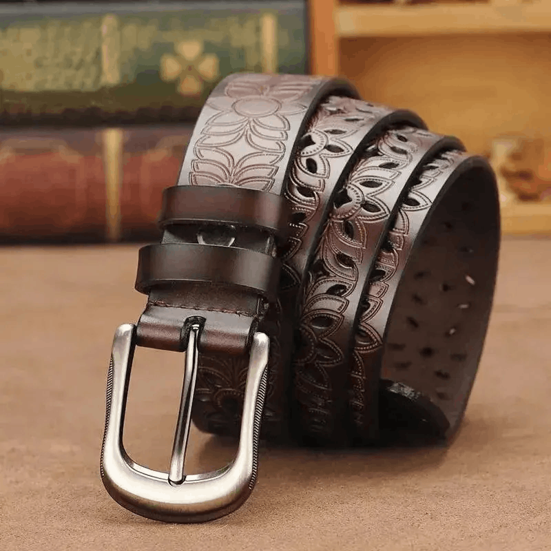 Japanese Brand Genuine Leather Belts Size ONE SIZE - 4 Thumbnail