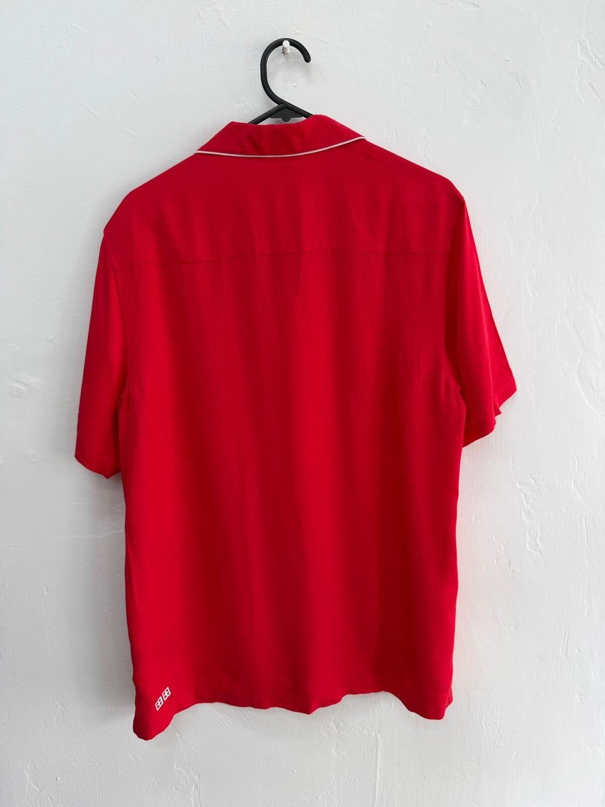 Ksubi new ksubi medium m short sleeve resort shirt downtown red Size US M / EU 48-50 / 2 - 4 Thumbnail