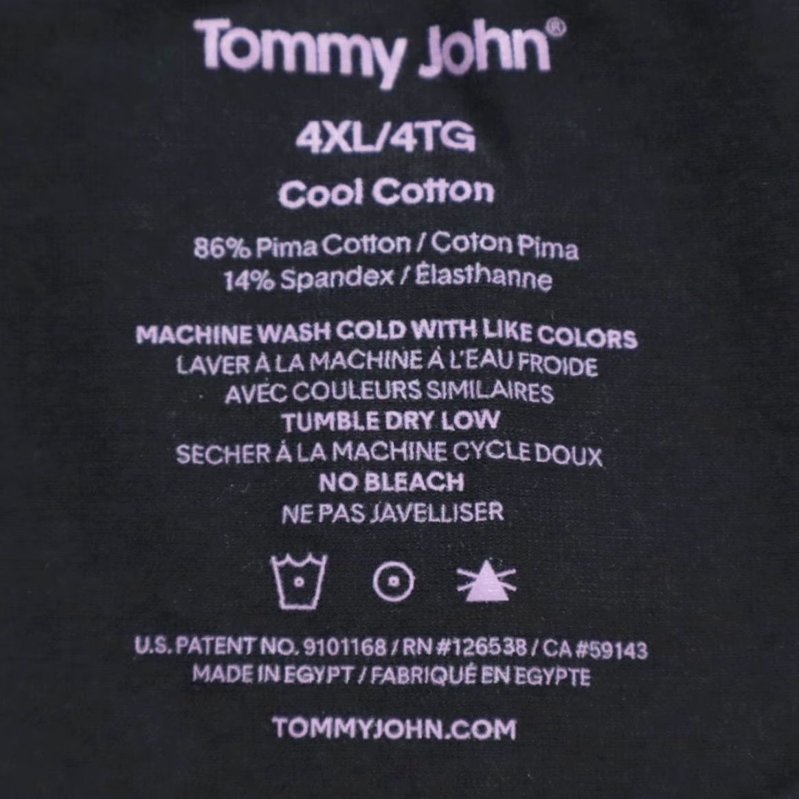 Vintage Tommy John Black T-Shirt Shirts Men 4XL Cool Cotton High Stretch Solid Crew Neck Short Sleeve Slim Fit Vintage: No Size US XXL / EU 58 / 5 - 5 Thumbnail