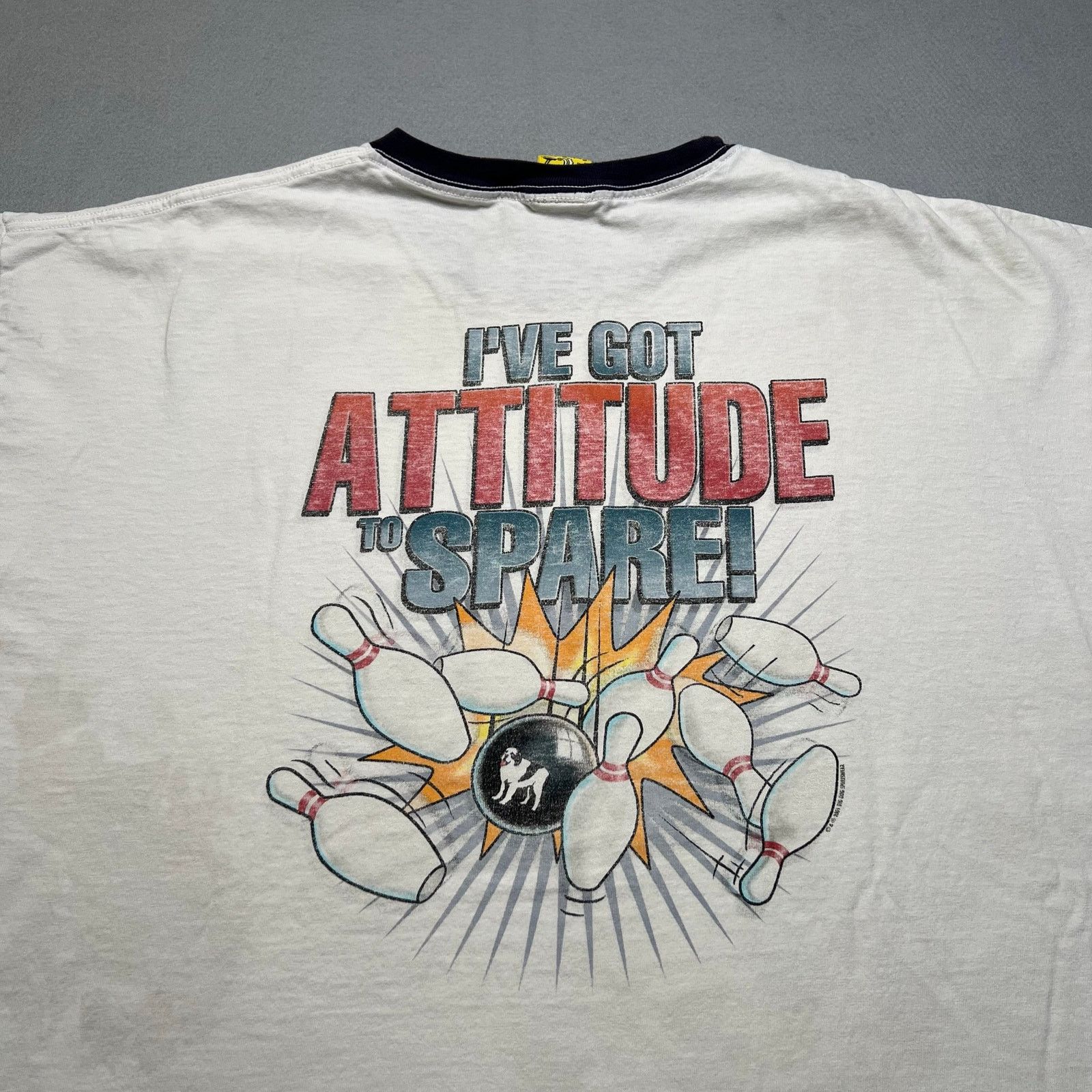 Big Dogs Vintage Big Dogs T Shirt Mens XXL White Ringer Attitude Y2K Size US XXL / EU 58 / 5 - 7 Thumbnail