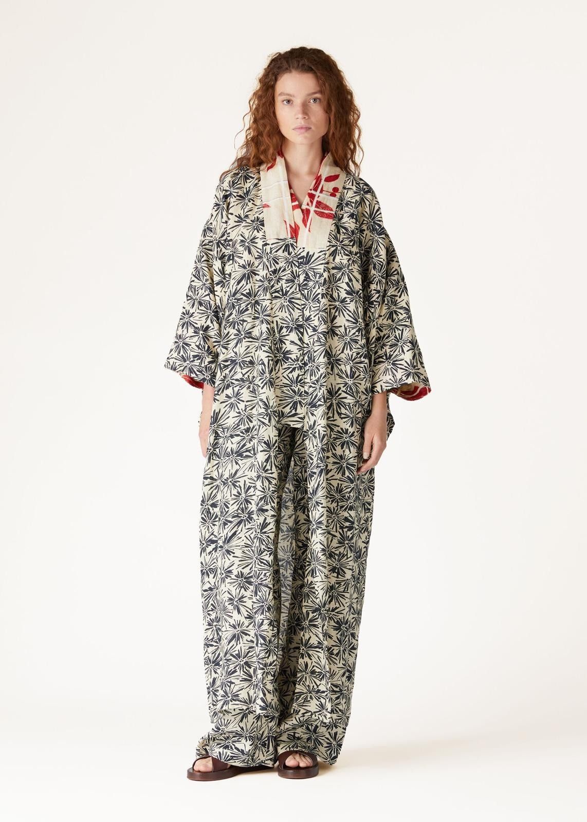 Loro Piana o1srvl11e0525 FAO2958 Leiza Linen Coat in Multicolor Size L / US 10 / IT 46 - 3 Thumbnail