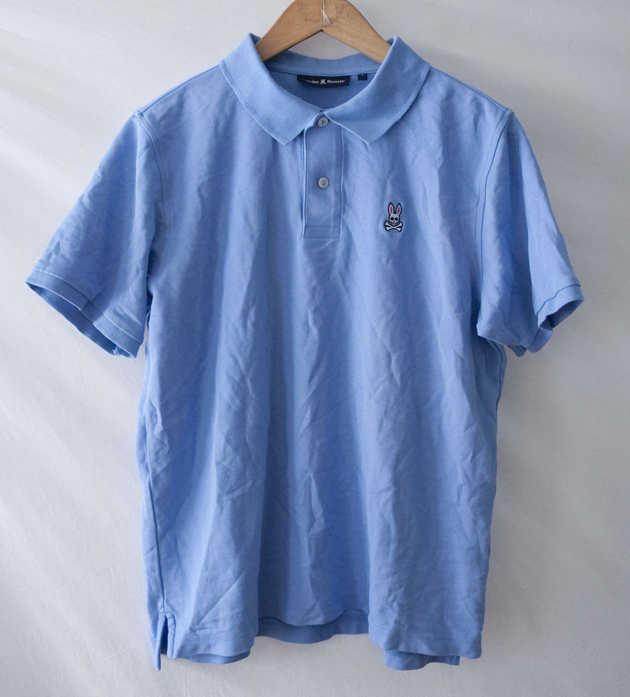 Psycho Bunny Psycho Bunny Polo Size 6/M-L Blue Size US M / EU 48-50 / 2 - 2 Thumbnail