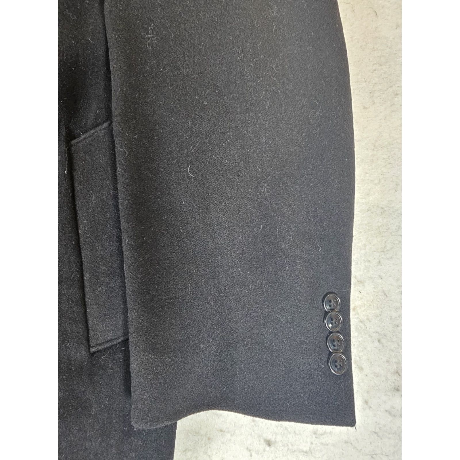 Chaps VINTAGE Chaps Ralph Lauren Overcoat Mens XL Black Cashmere Blend Single Breasted Overcoat Size US XL / EU 56 / 4 - 6 Thumbnail