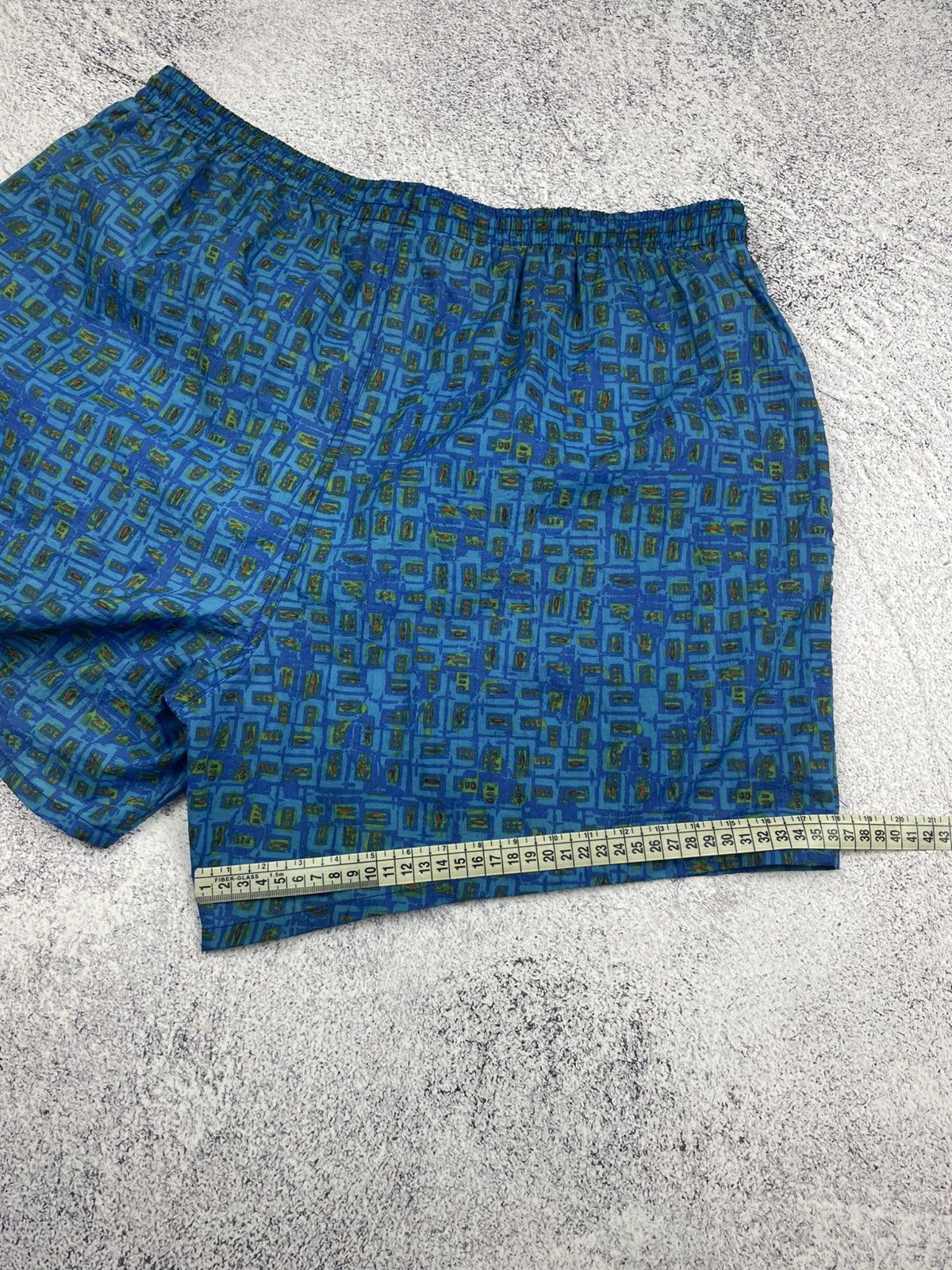 Nike × Vintage Vintage Nike Geometric Abstract Over Swim Print ACG 90s XL Size US 40 / EU 56 - 8 Thumbnail