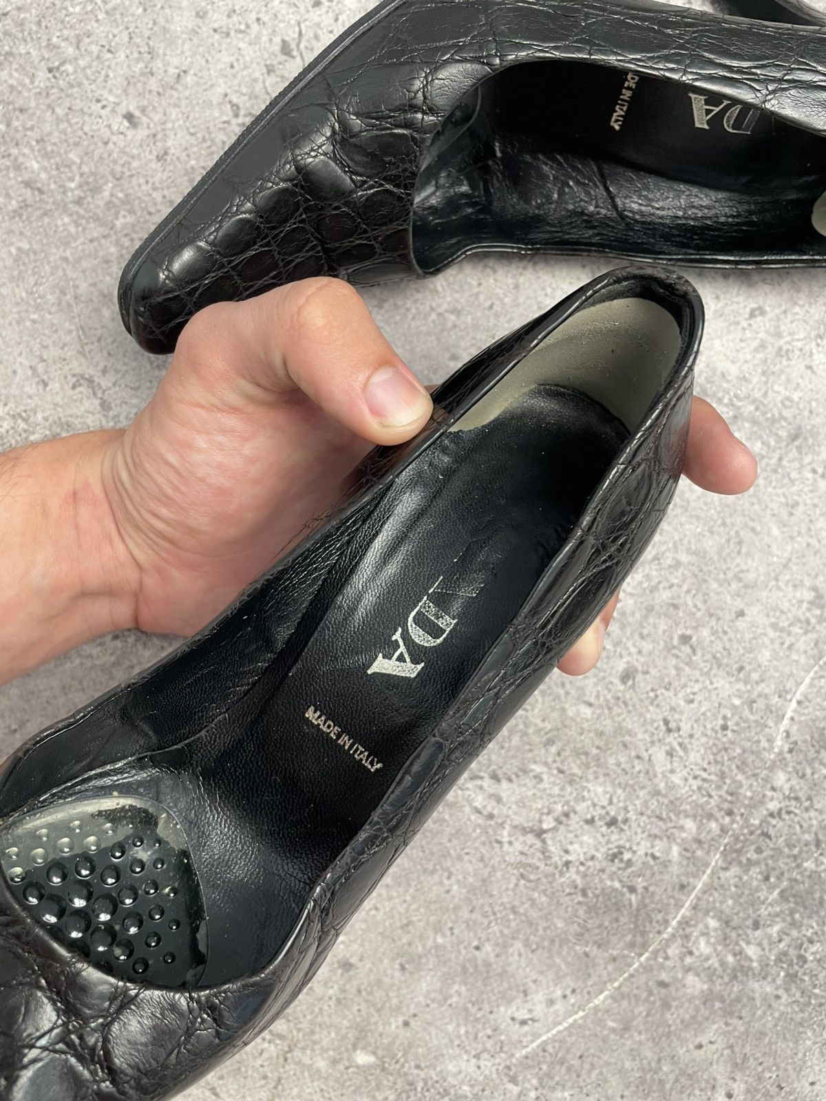 Prada Women’s Prada Leather Heels Size US 6.5 / IT 36.5 - 8 Thumbnail