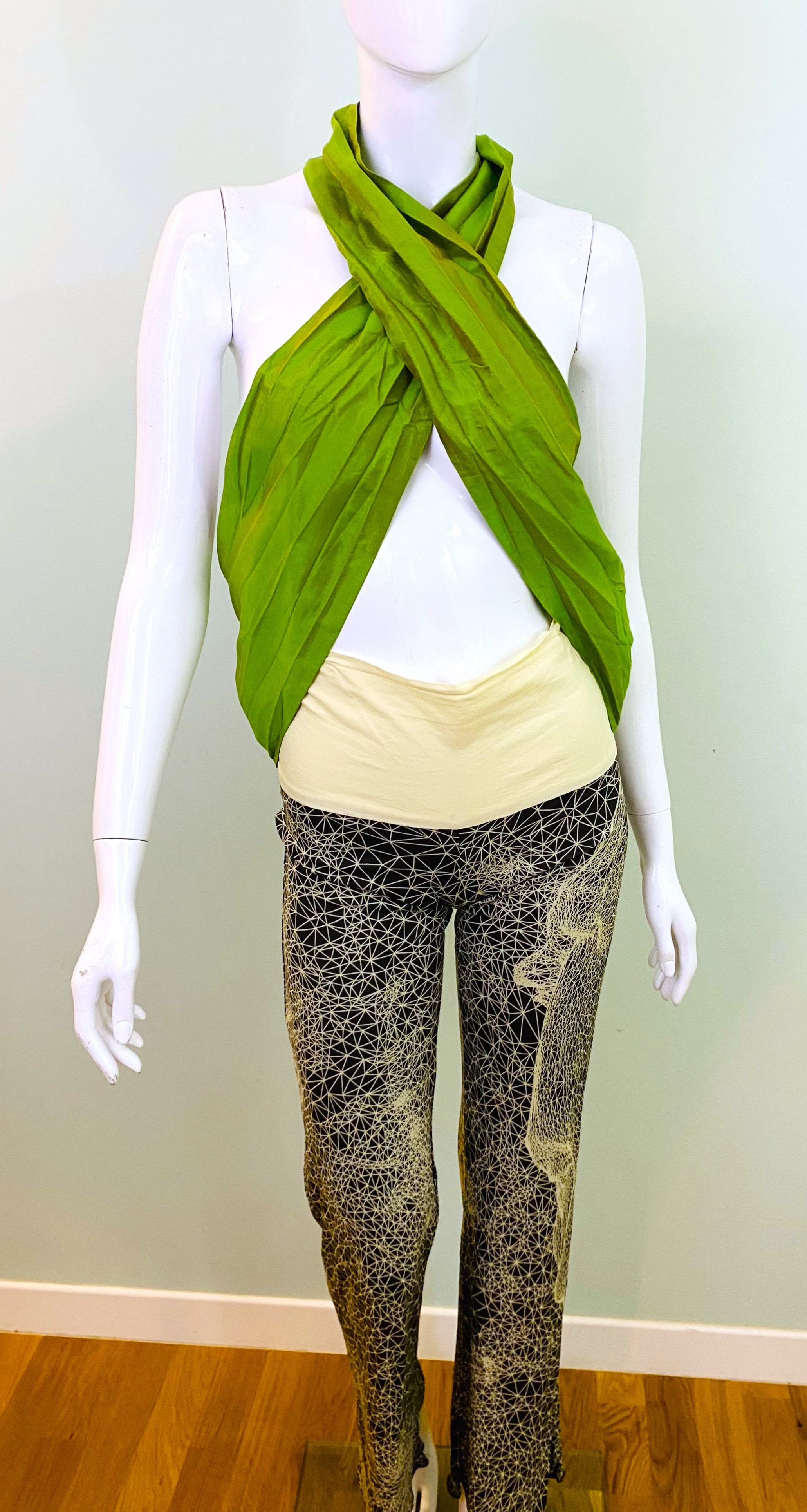 Jean Paul Gaultier Jean Paul Gaultier Geometric Face Optical Illusion Pants Size 25" / US 0 / IT 36 - 6 Thumbnail