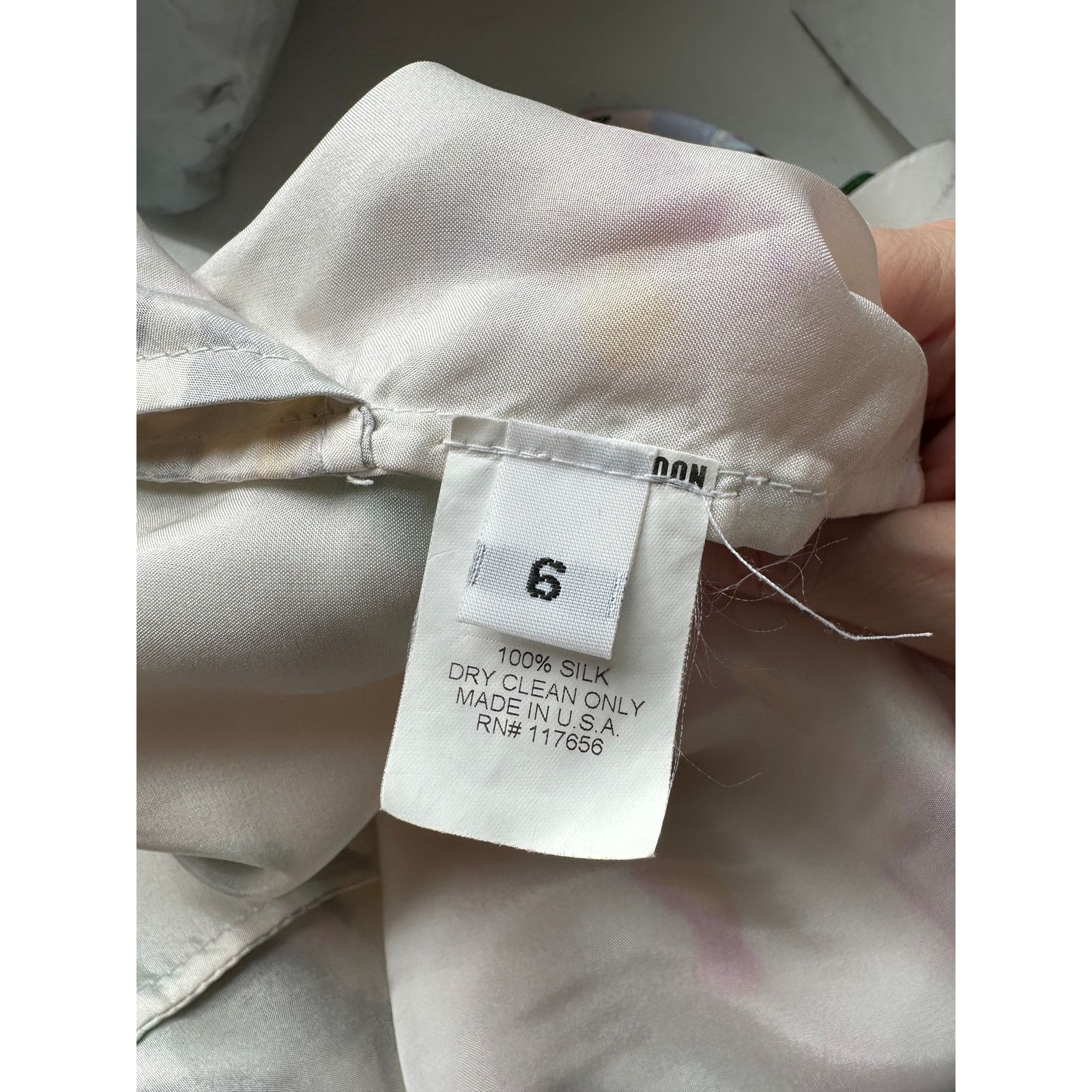 THAKOON Thakoon White Floral Sleeveless Silk Sheath Mini Dress 6 Size M / US 6-8 / IT 42-44 - 11 Thumbnail