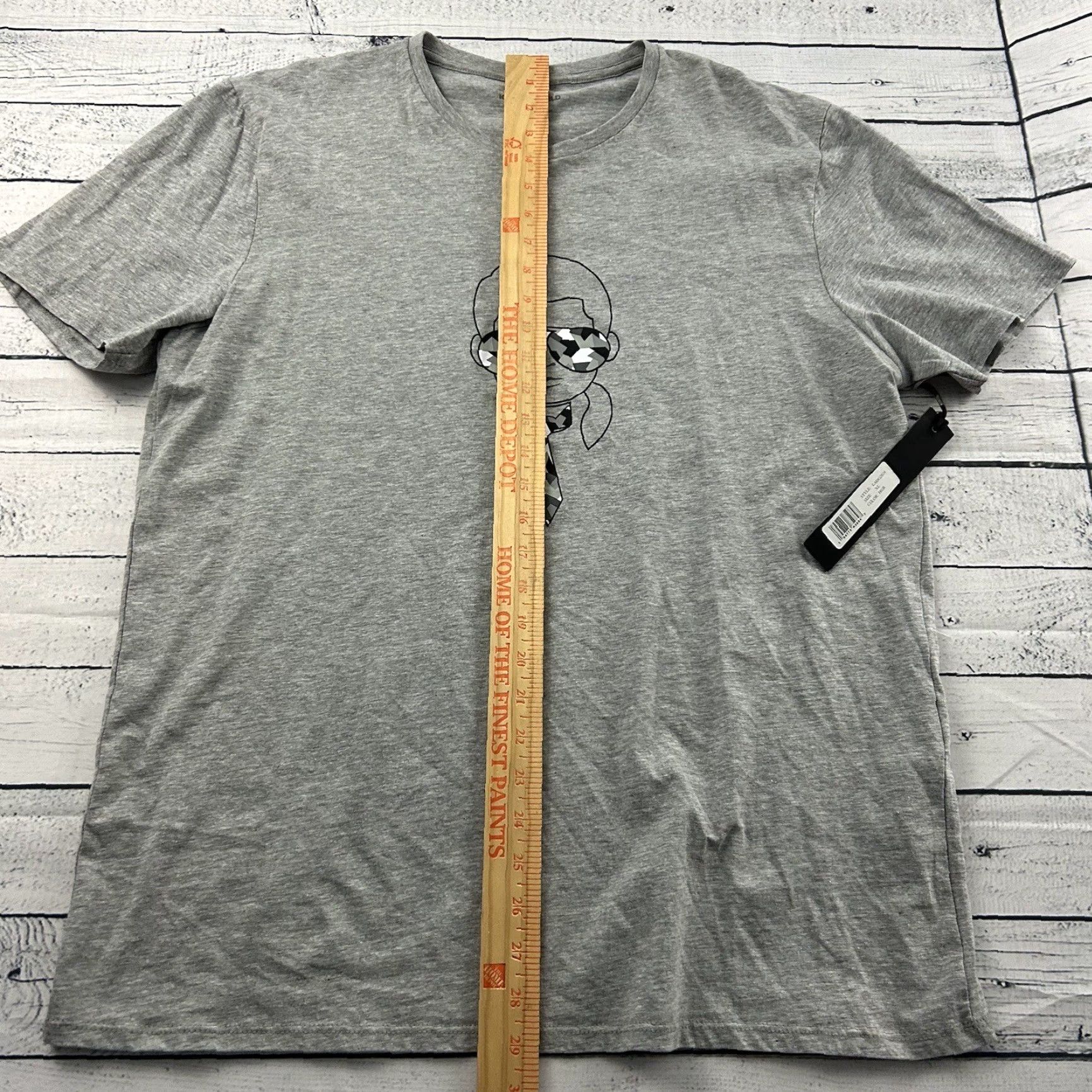 Karl Lagerfeld Karl Lagerfeld Paris Short Sleeve T Shirt Men XL Gray Size US XL / EU 56 / 4 - 4 Thumbnail