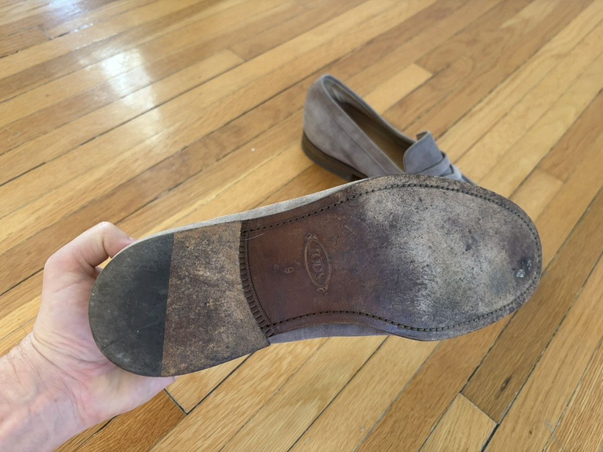 Tod's Tod’s Driving Shoes in Pashmy Suede Tan Size 9 Size US 9 / EU 42 - 7 Thumbnail