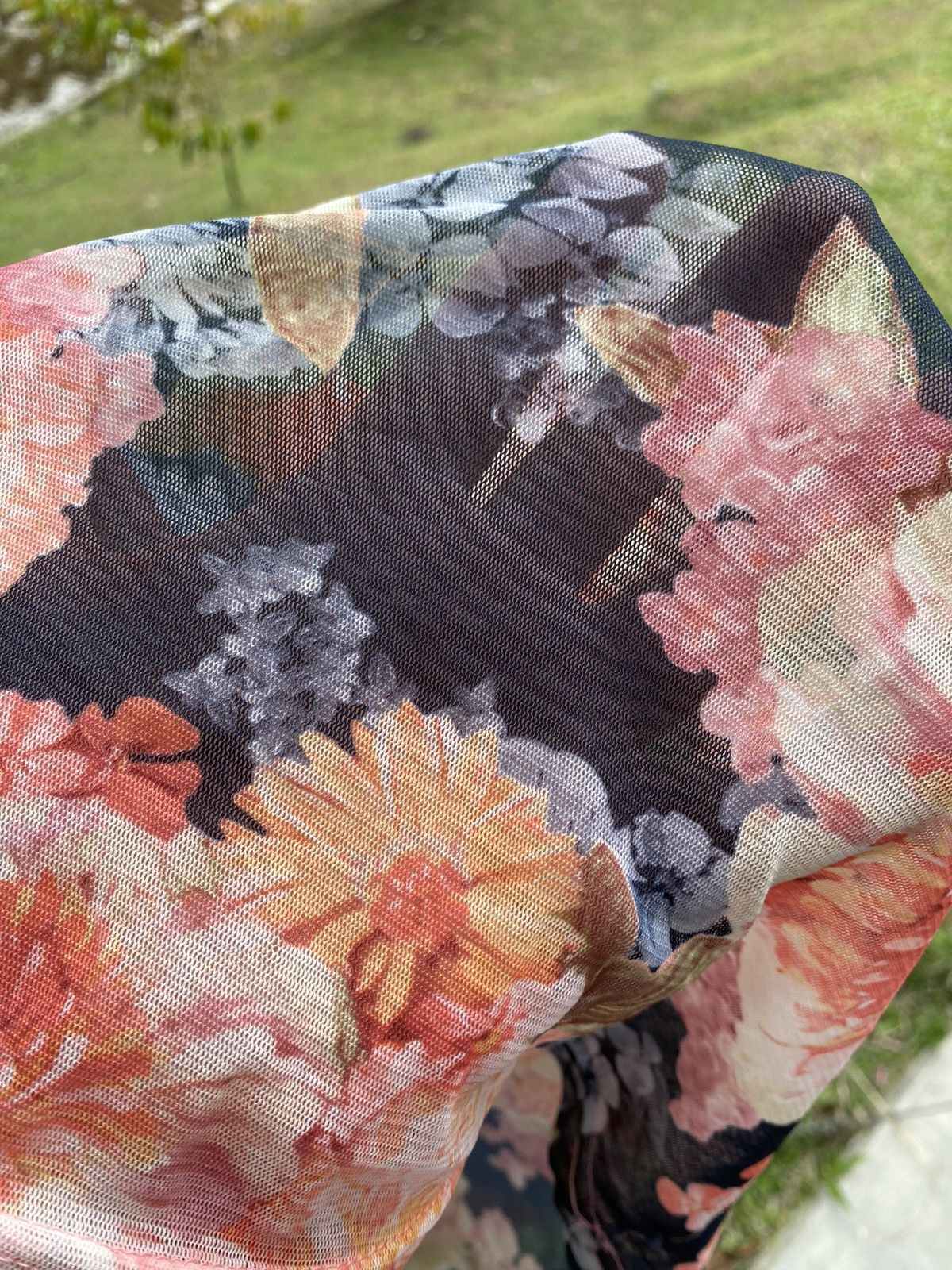 Tornado Mart Vtg Tornado Mart Mesh floral tank Size S / US 4 / IT 40 - 9 Thumbnail