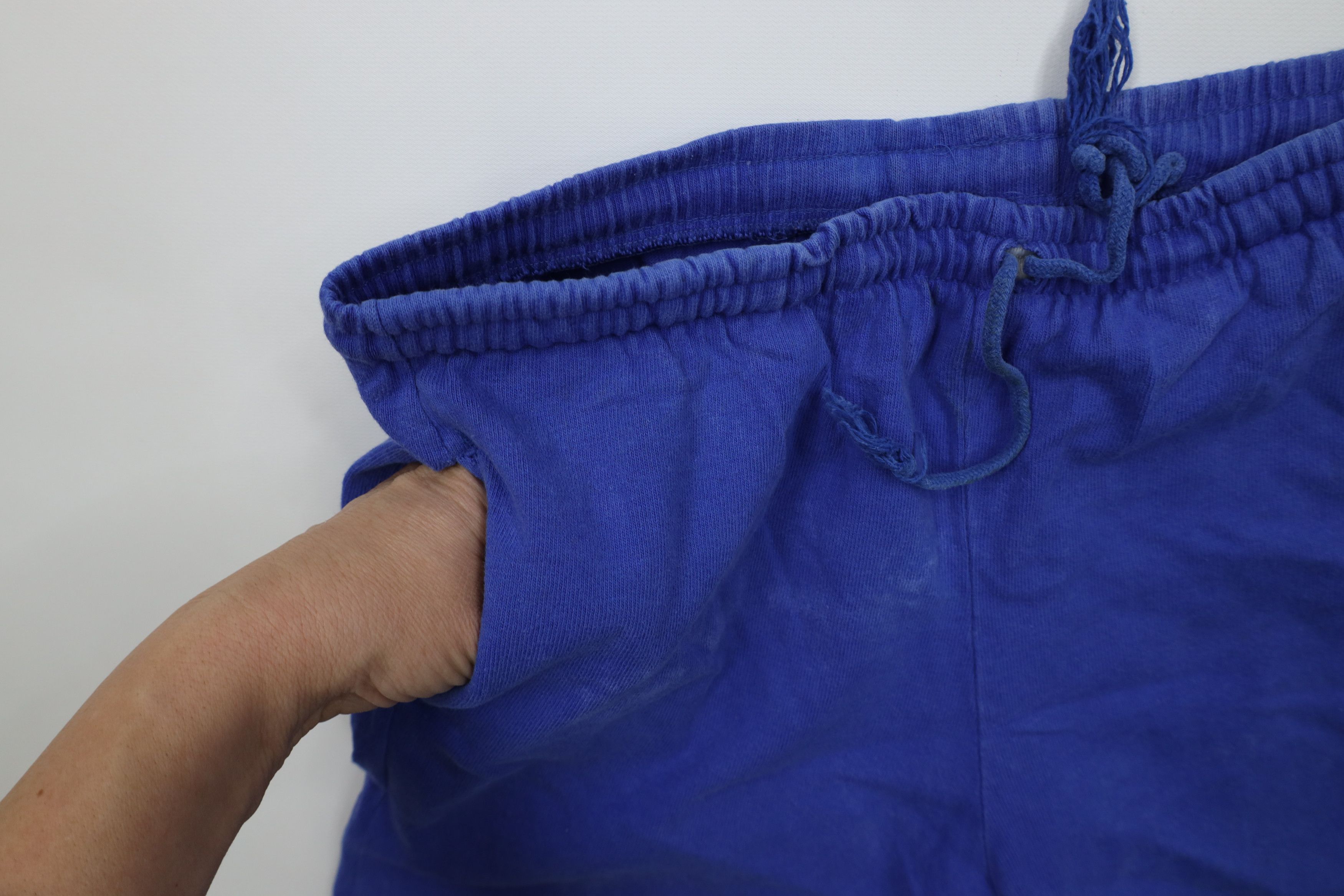 Champion Vintage 90s Champion Spell Above Knee Shorts Blue Cotton USA Size US 32 / EU 48 - 9 Thumbnail