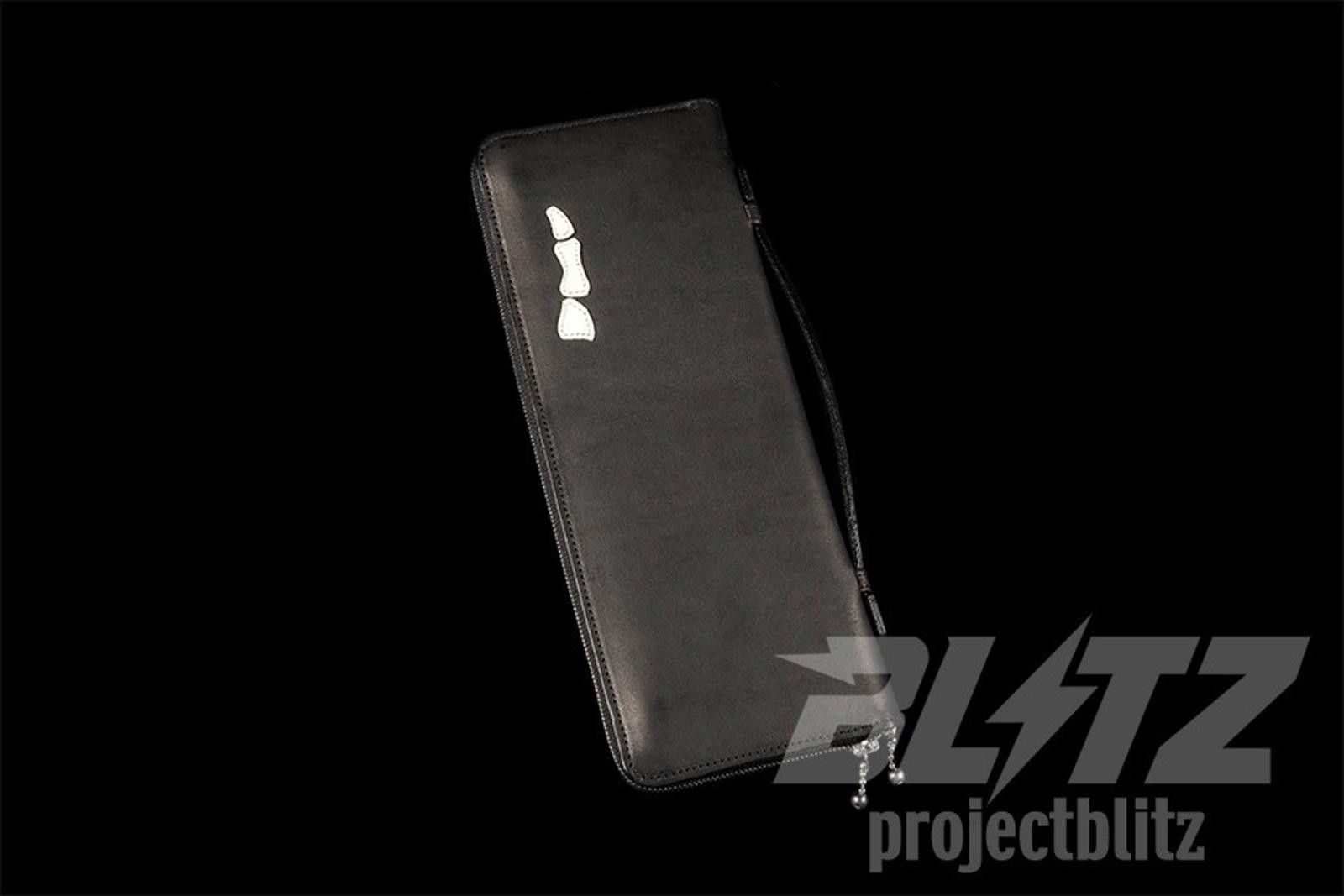 Kapital Kapital Bone Hand Journey Pass Case Wallet Black Size ONE SIZE - 2 Thumbnail