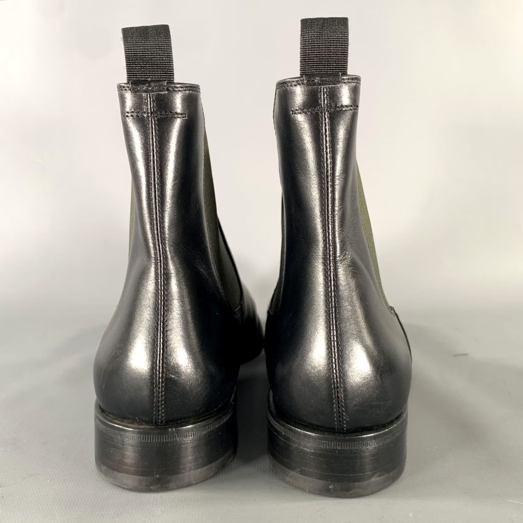 Alexander McQueen ALEXANDER MCQUEEN Chelsea Boots Black Leather Size 8 Size US 8 / EU 41 - 3 Thumbnail