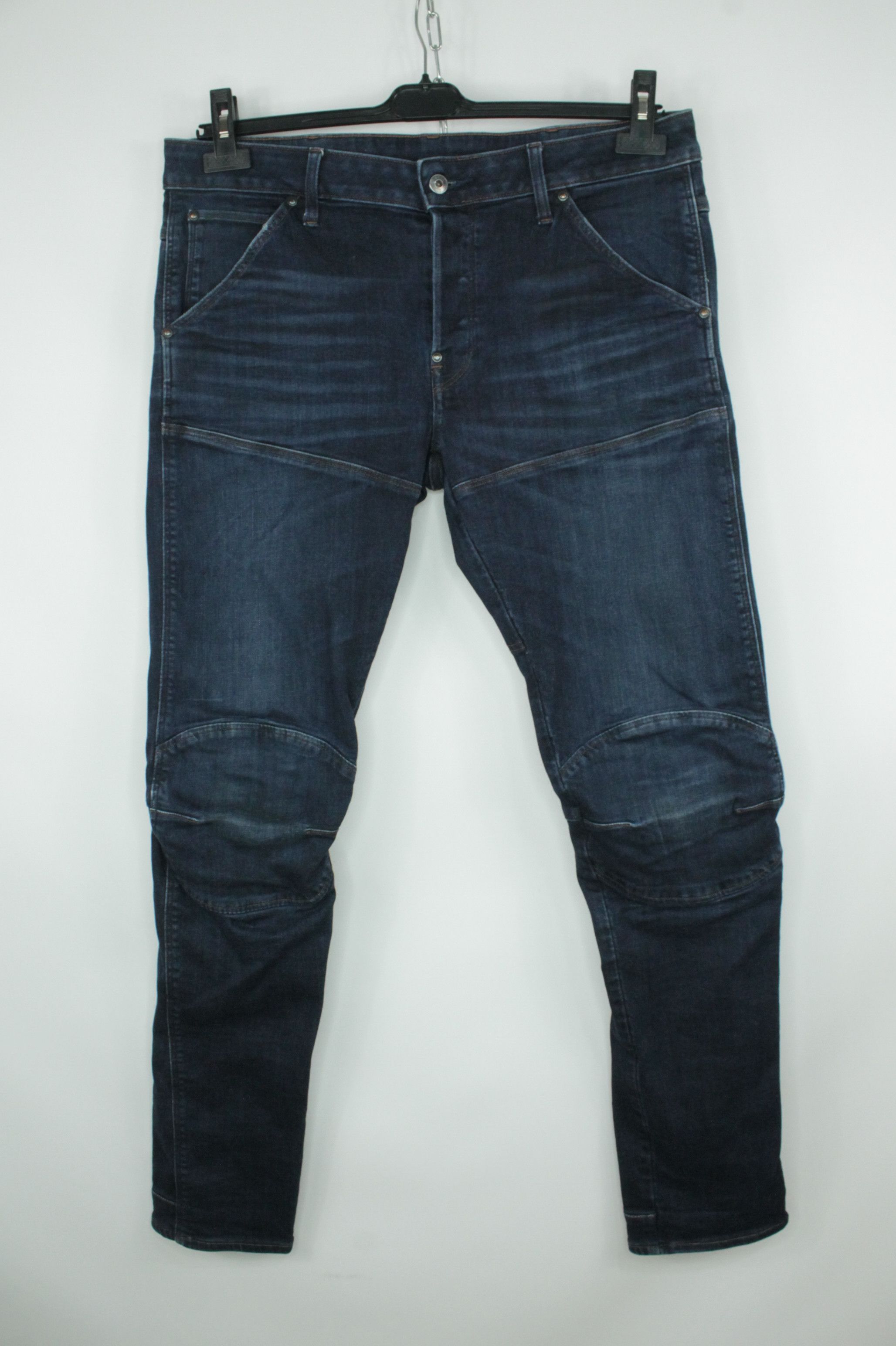 G-Star G-Star Raw 5620 3D Slim Blue Denim Jeans Men's Size US 33 - 1 Thumbnail