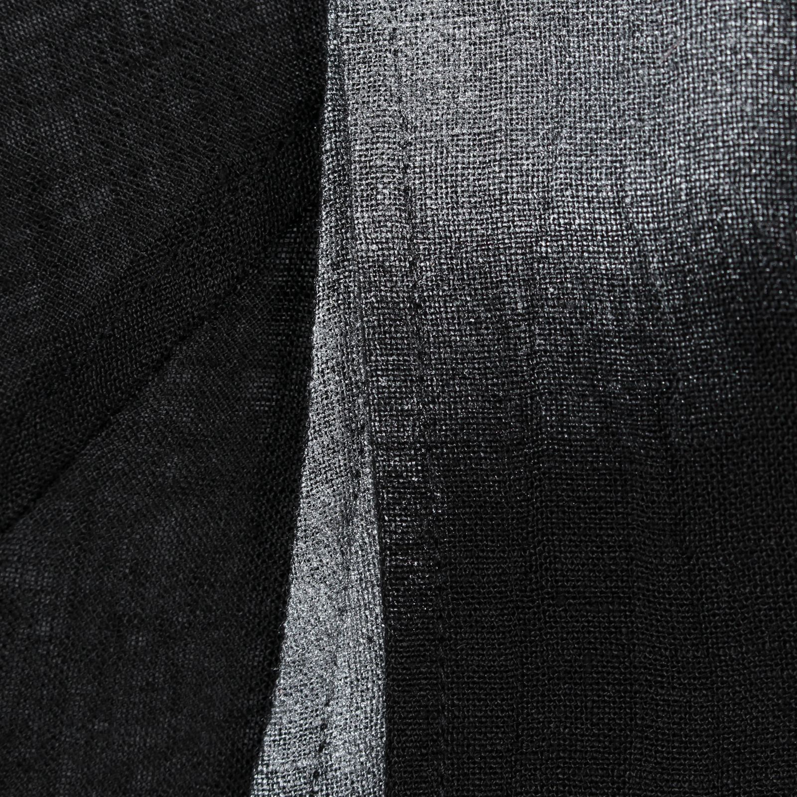 Yohji Yamamoto Yohji Yamamoto Pour Homme - Linen Gathered Hem Long Shirt Size US M / EU 48-50 / 2 - 15 Thumbnail
