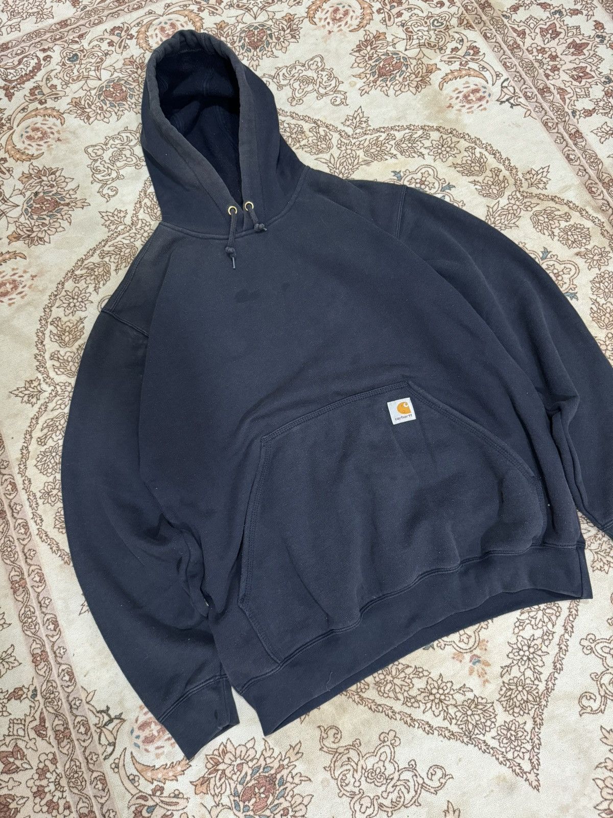 Carhartt × Vintage Vintage Carhartt Faded Hoodie Regular Fit M size Size US M / EU 48-50 / 2 - 2 Thumbnail