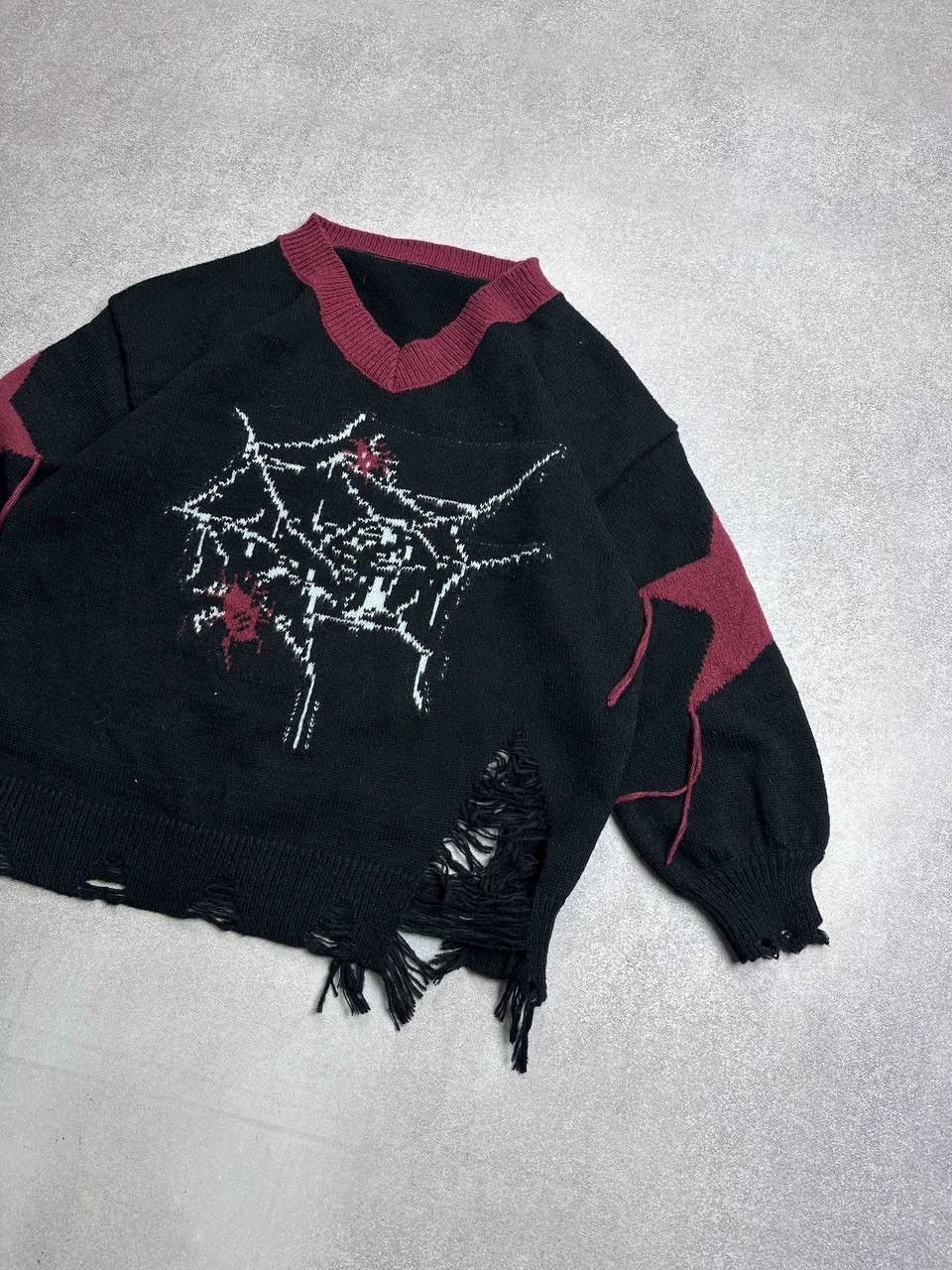 Vintage Vintage Avantgarde Y2K Boxy Archival Knit Sweater L Size US L / EU 52-54 / 3 - 2 Thumbnail