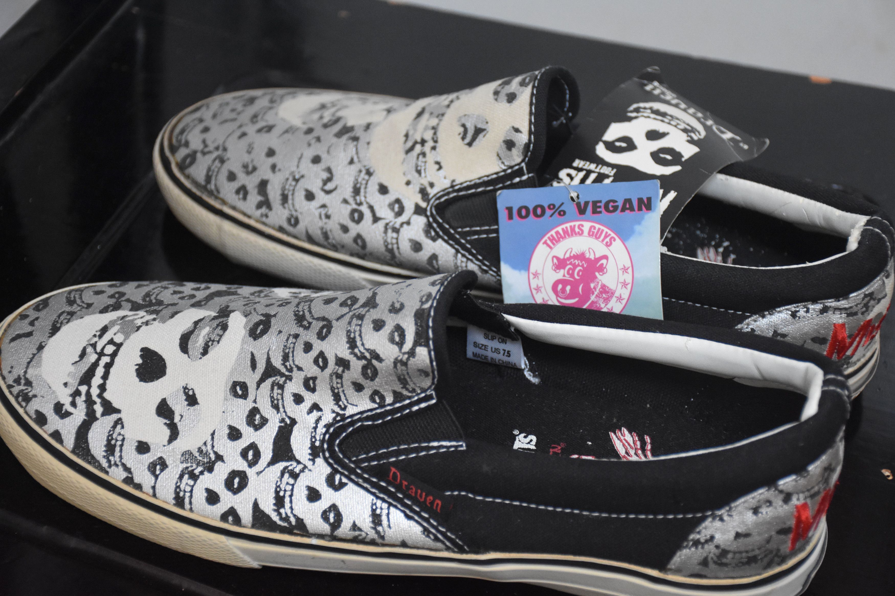 Misfits unworn Vintage Draven summer night slip ons Misfits print Size US 7.5 / EU 40-41 - 5 Thumbnail