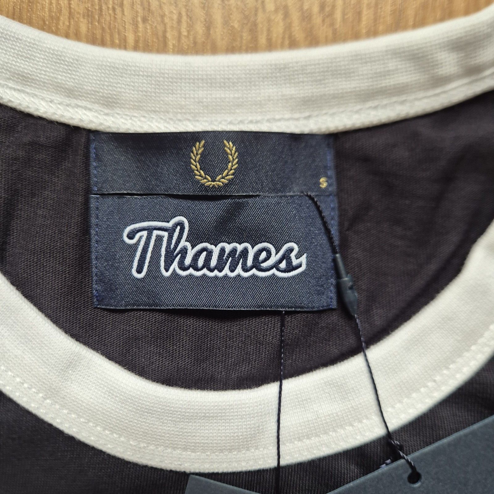 Thames Thames x Fred Perry Ringer Tee Navy Small Brand New SS19 Size US S / EU 44-46 / 1 - 3 Thumbnail