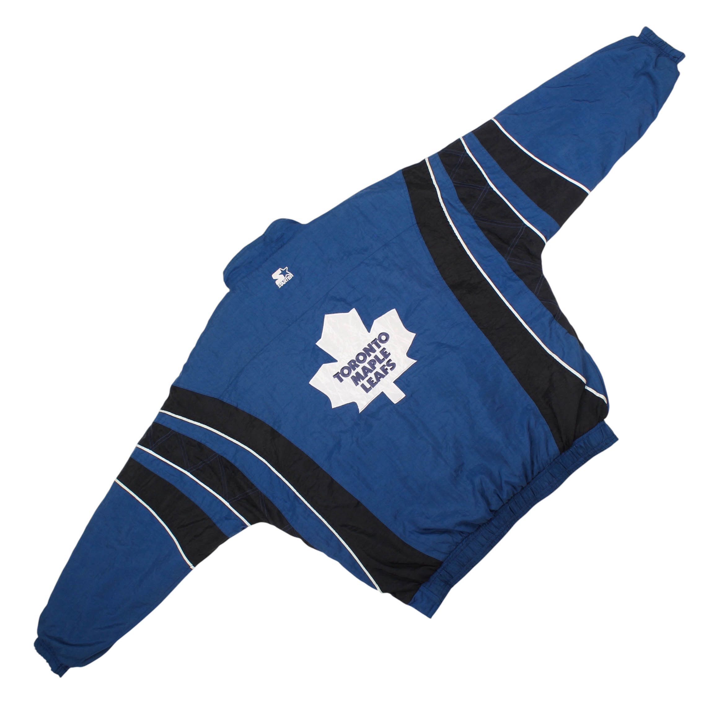 Starter Toronto Maple Leafs Jacket Starter 90s NHL Pullover Size US XL / EU 56 / 4 - 4 Thumbnail