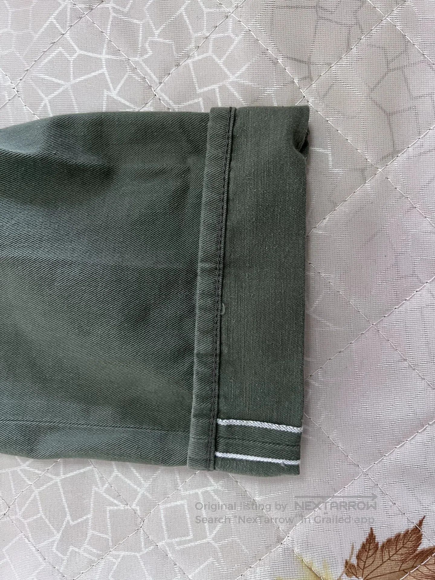Fortela Fortela Pences Pleated Light Green Tapered Jeans. Size US 32 / EU 48 - 7 Thumbnail