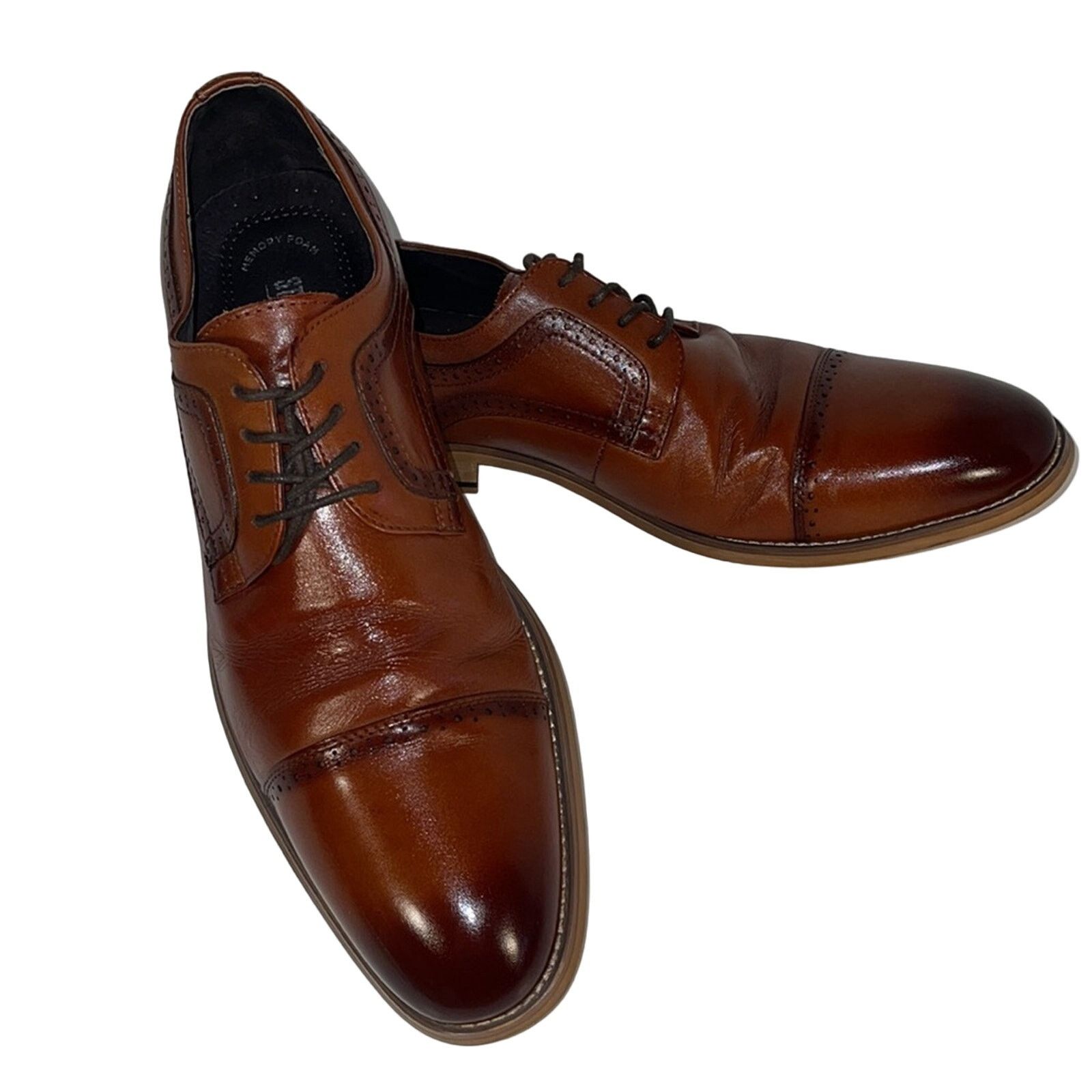 Stacy Adams Stacy Adam’s Dickinson Cap Toe Oxfords Size 10.5 WORN ONCE Size US 10.5 / EU 43-44 - 8 Thumbnail