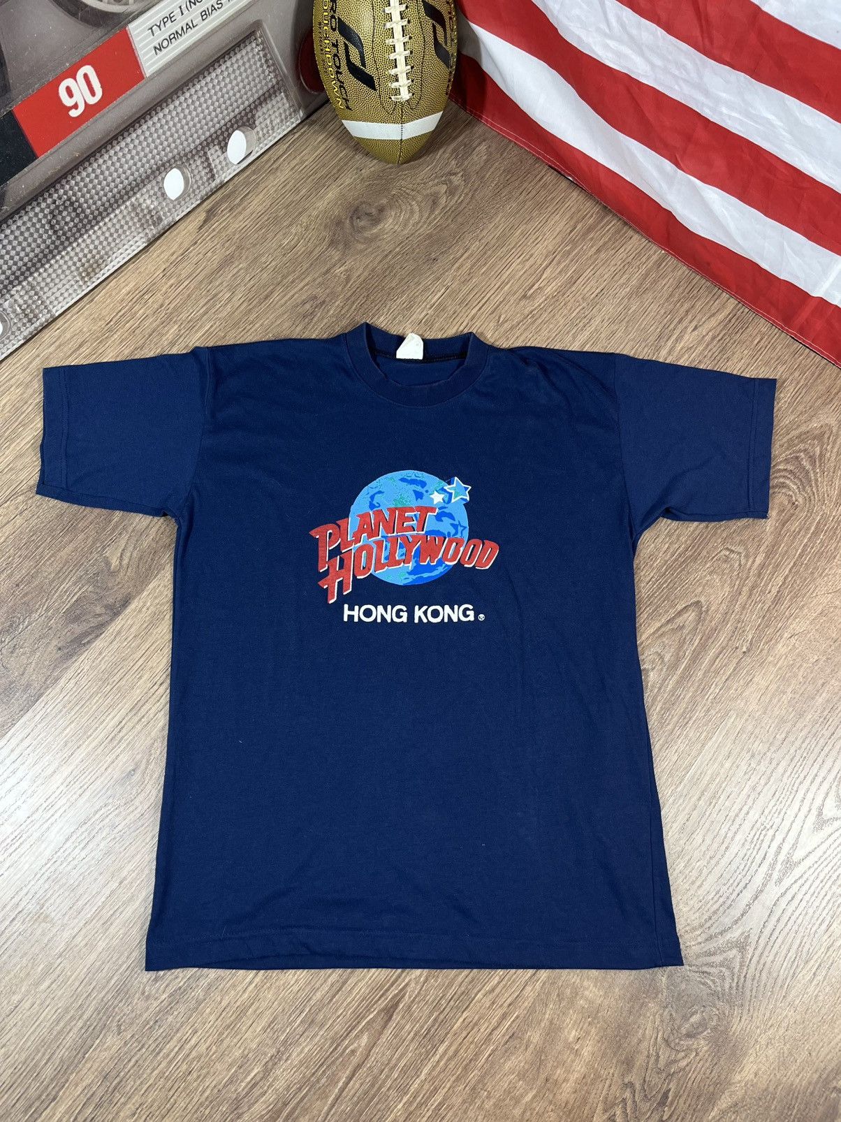 Planet Hollywood × Vintage Vintage 90s Planet Hollywood Hong Kong T Shirt Rare Size US M / EU 48-50 / 2 - 1 Thumbnail