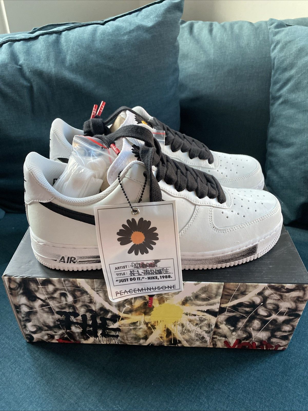 Nike × peaceminusone Nike Air Force 1 G-Dragon Peaceminusone Para-Noise 2.0 Size US 11 / EU 44 - 3 Thumbnail