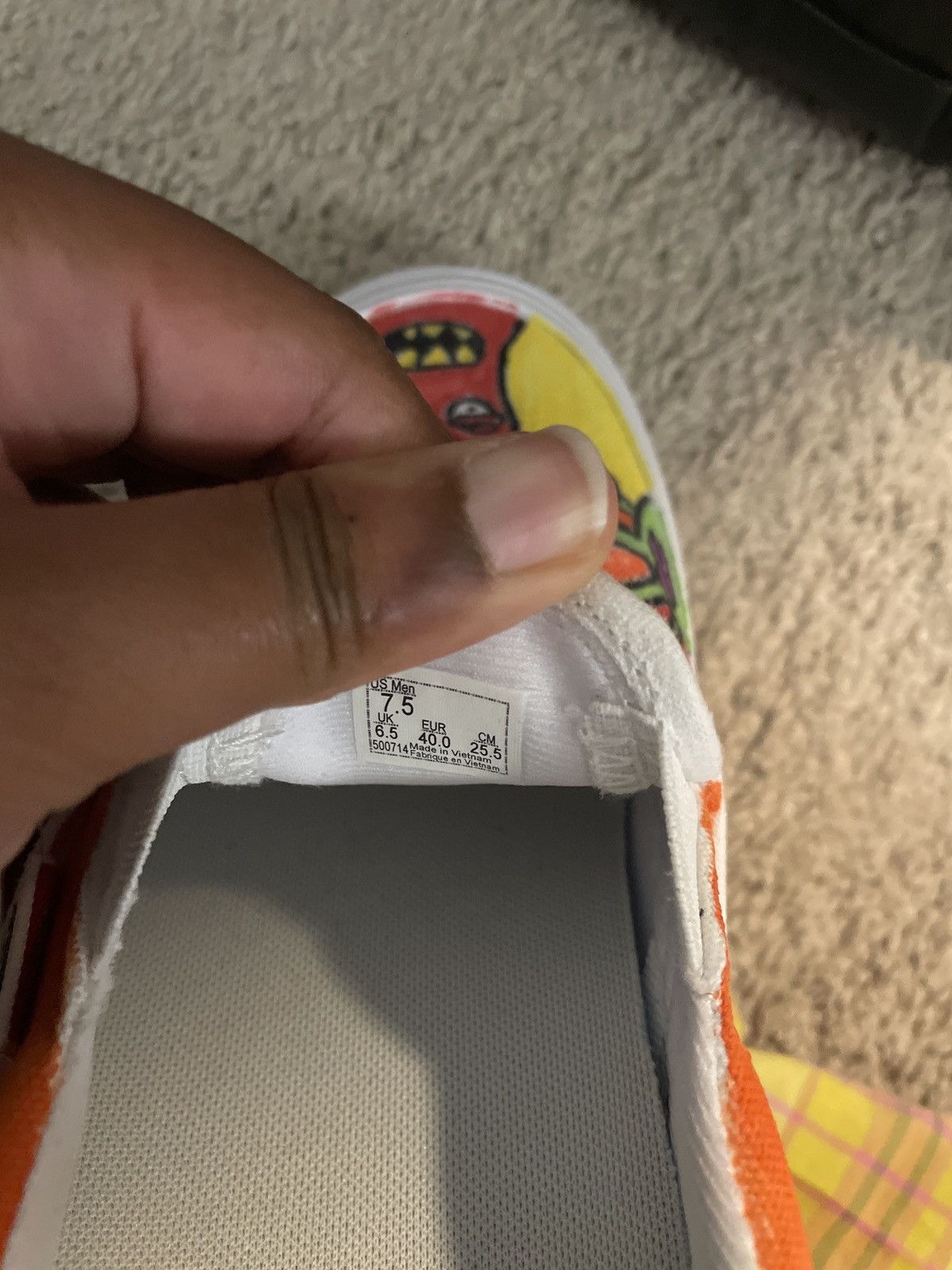 Vans Custom slip on Vans Size US 7.5 / EU 40-41 - 6 Thumbnail