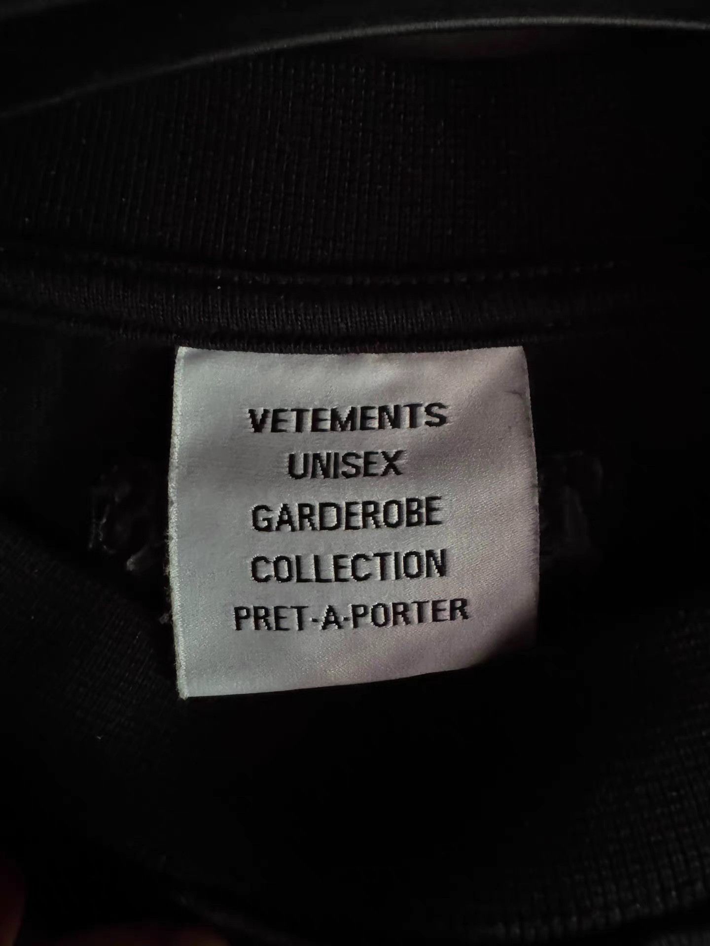 Vetements Sanskrit Embroidery Patchwork Short Sleeve