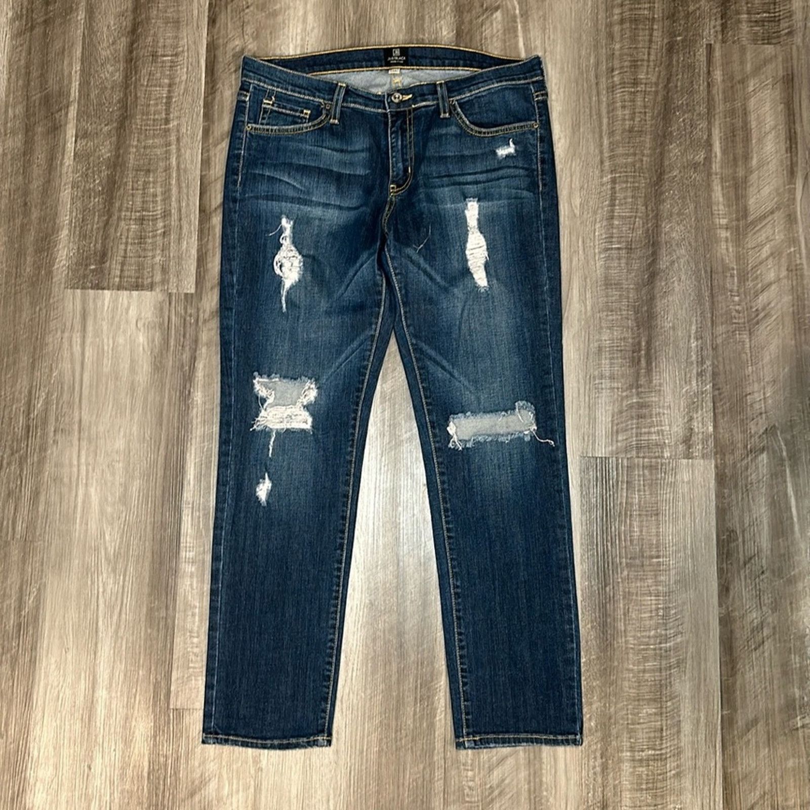 Other Just Black Distressed Boyfriend Jeans - 29 Size 29" - 1 Thumbnail