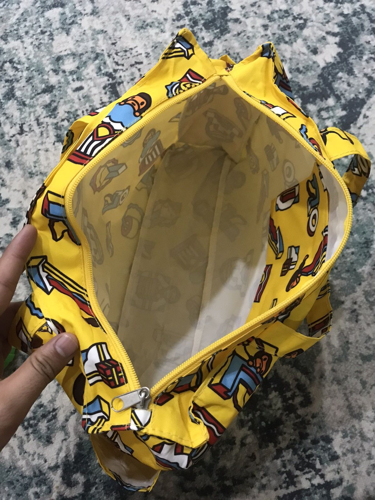 Bape Bape Bag 2010 Baby Milo Zip Nylon Tote Bag Size ONE SIZE - 10 Thumbnail