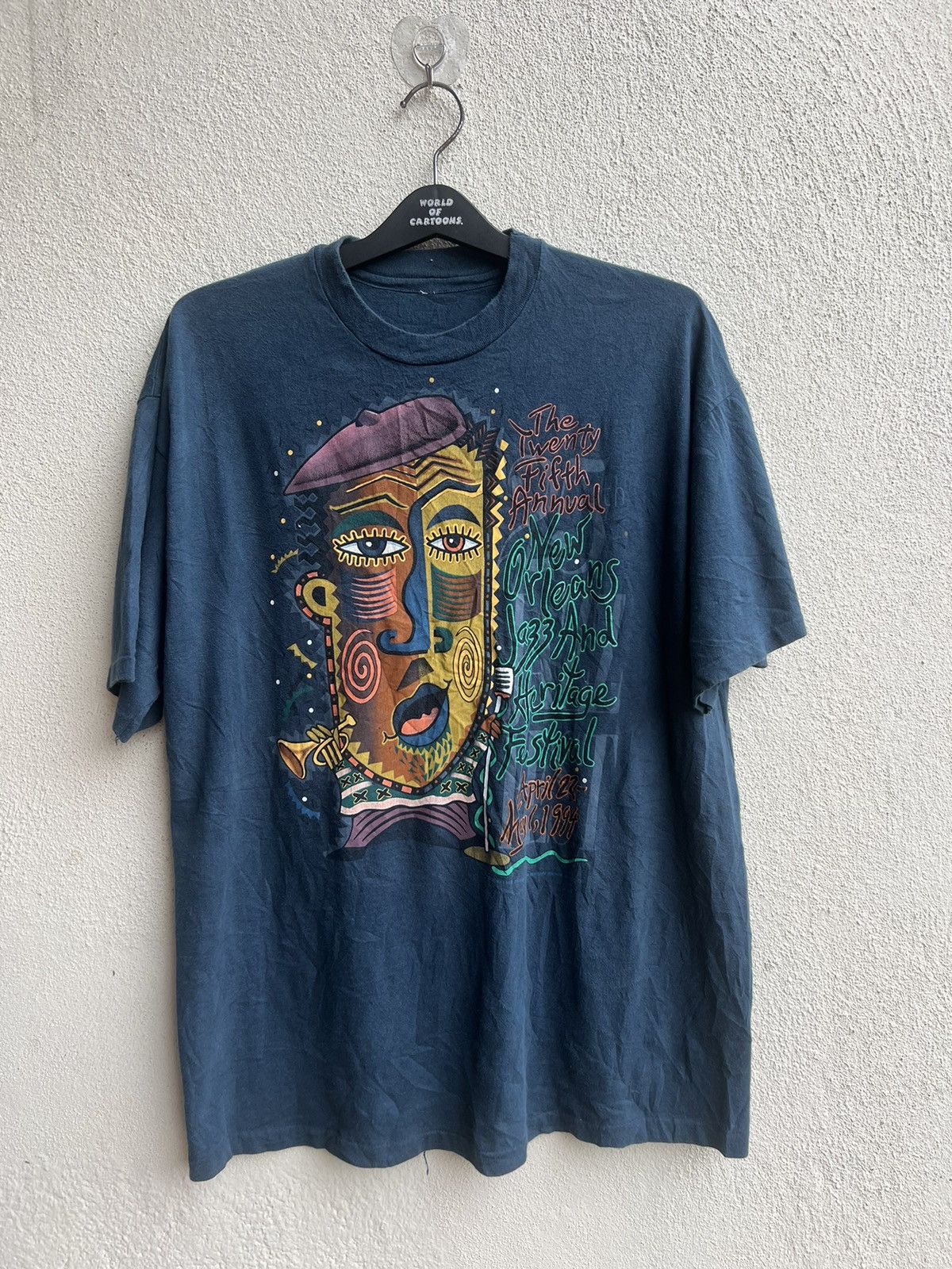 Vintage Vintage 1994 Art t shirt New Orleans Jazz & Heritage Fest Size US L / EU 52-54 / 3 - 5 Thumbnail