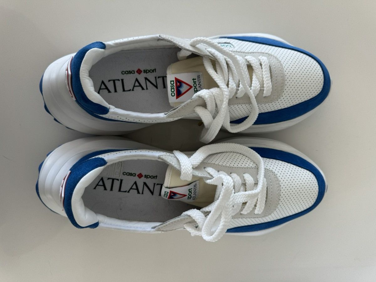 Casablanca Casablanca Atlantis White & Blue Sneaker 12.5 Size US 12.5 / EU 45-46 - 4 Thumbnail