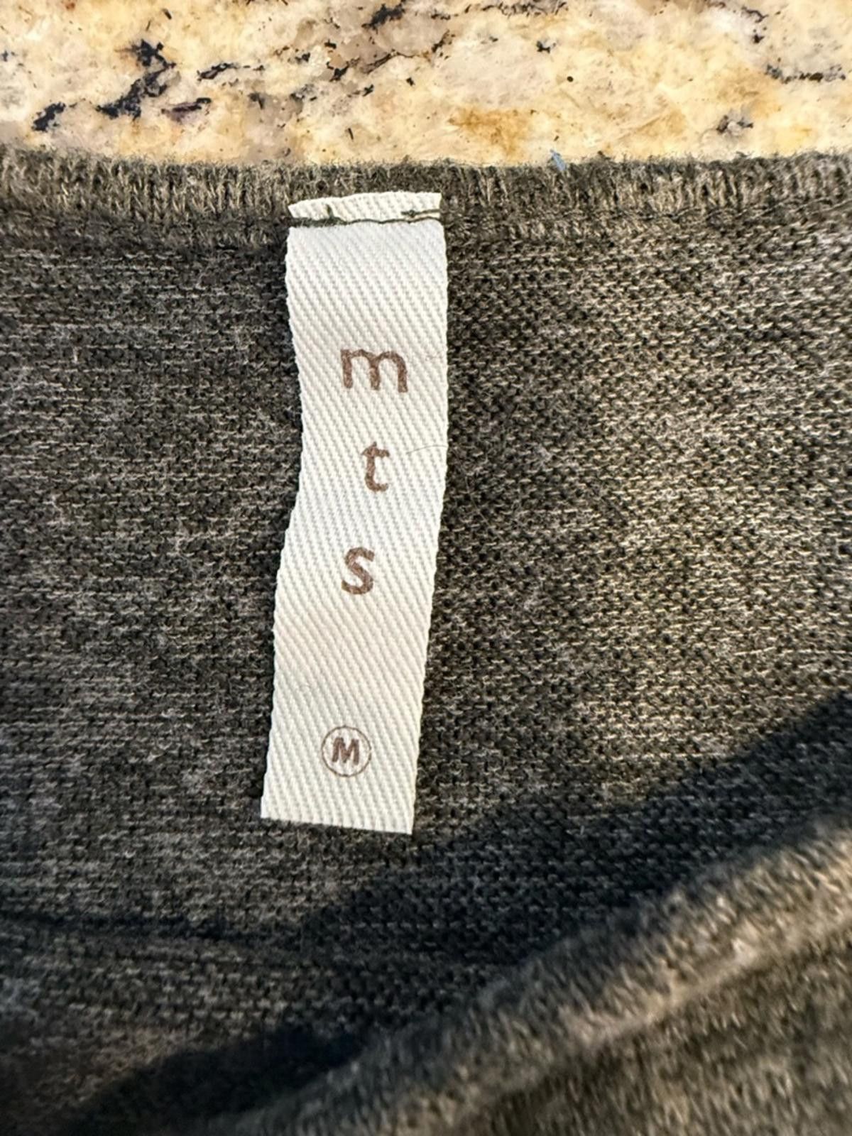 Other mts gray striped color block lightweight sweater SZ M Size M / US 6-8 / IT 42-44 - 5 Thumbnail