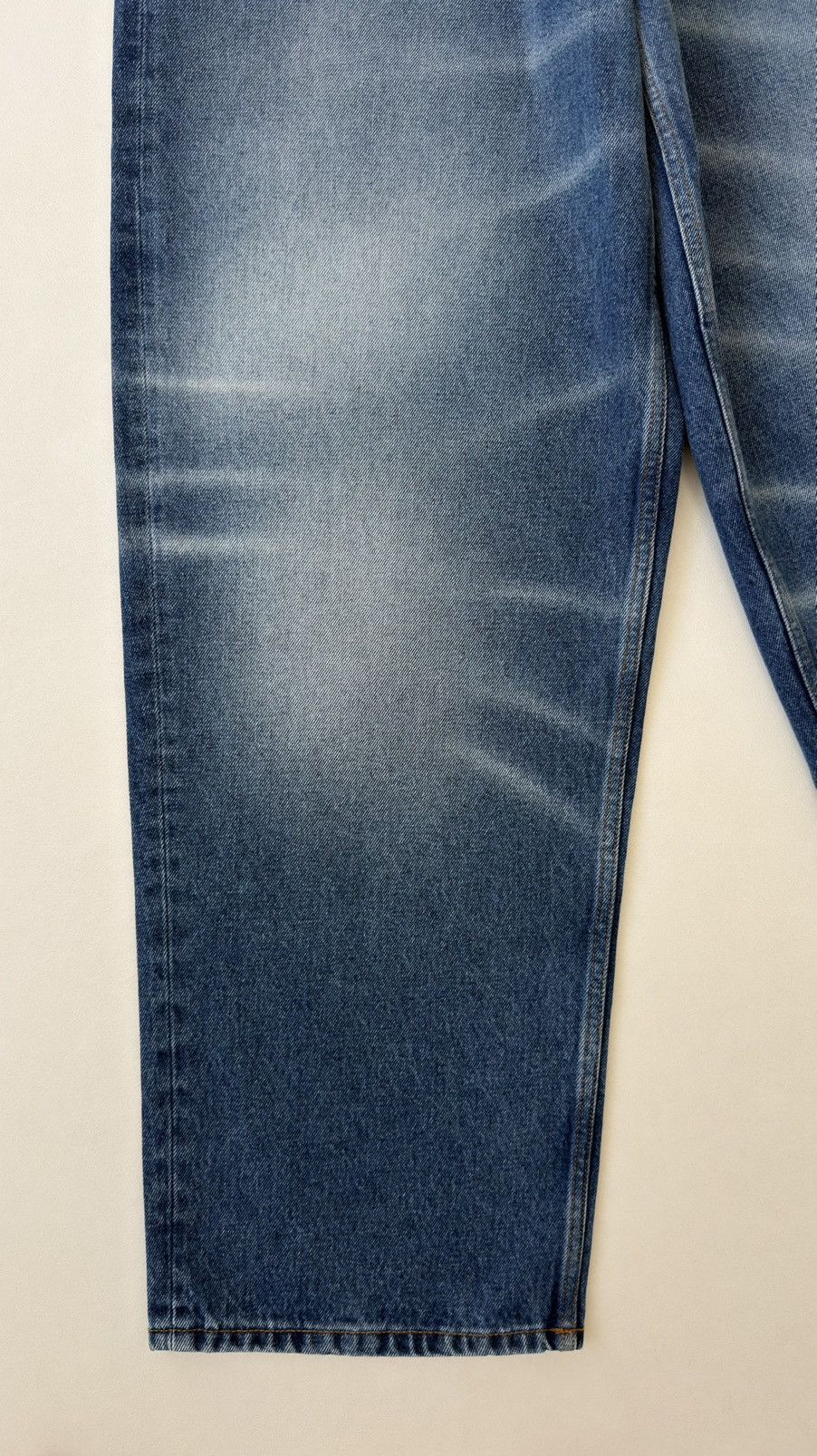 Y/Project A/W 23 ‘’Whiskers Mid Blue’ Washed Jeans Size US 32 / EU 48 - 5 Thumbnail