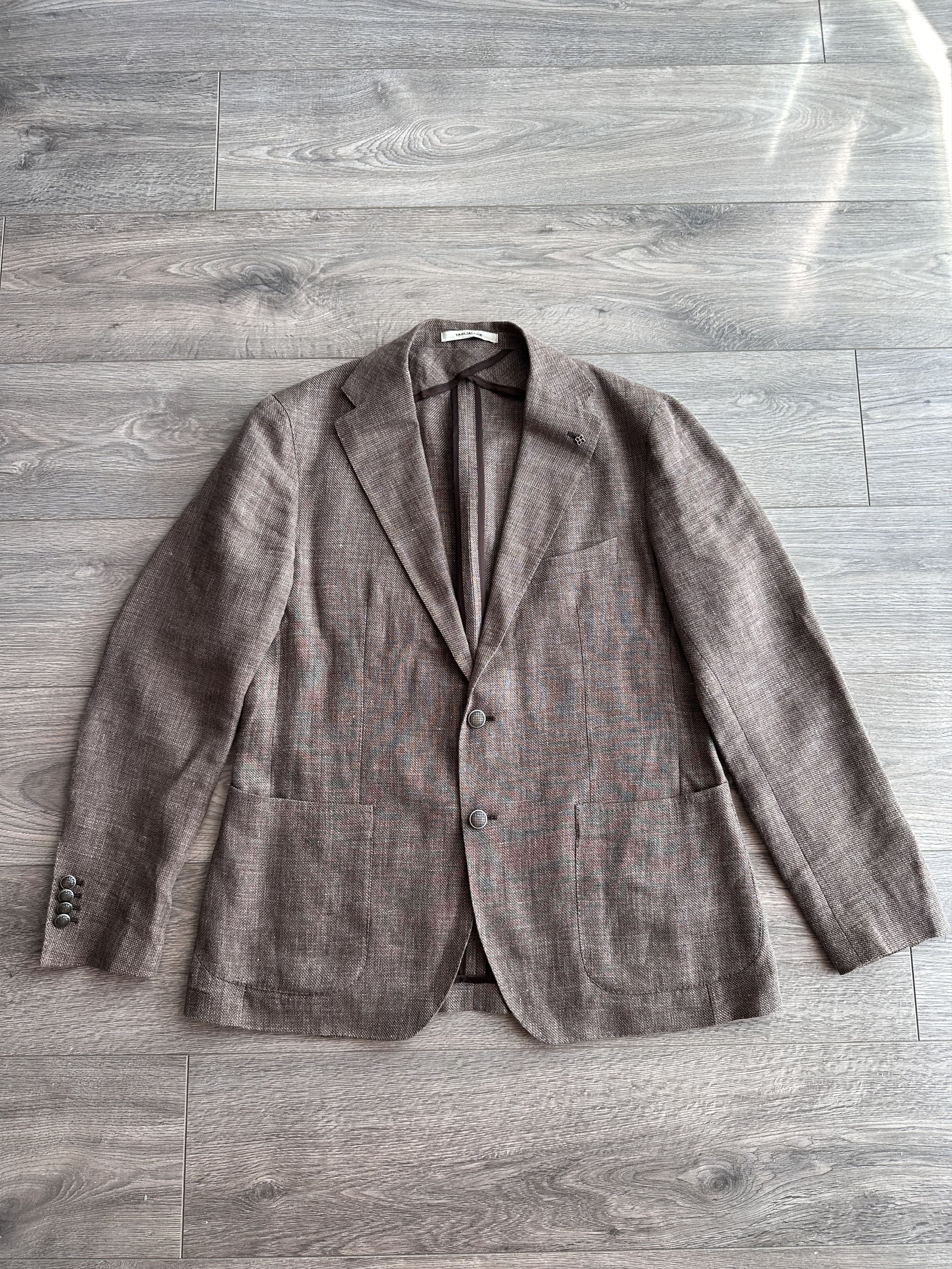 Tagliatore Tagliatore Linen Blazer Size 54R - 2 Thumbnail