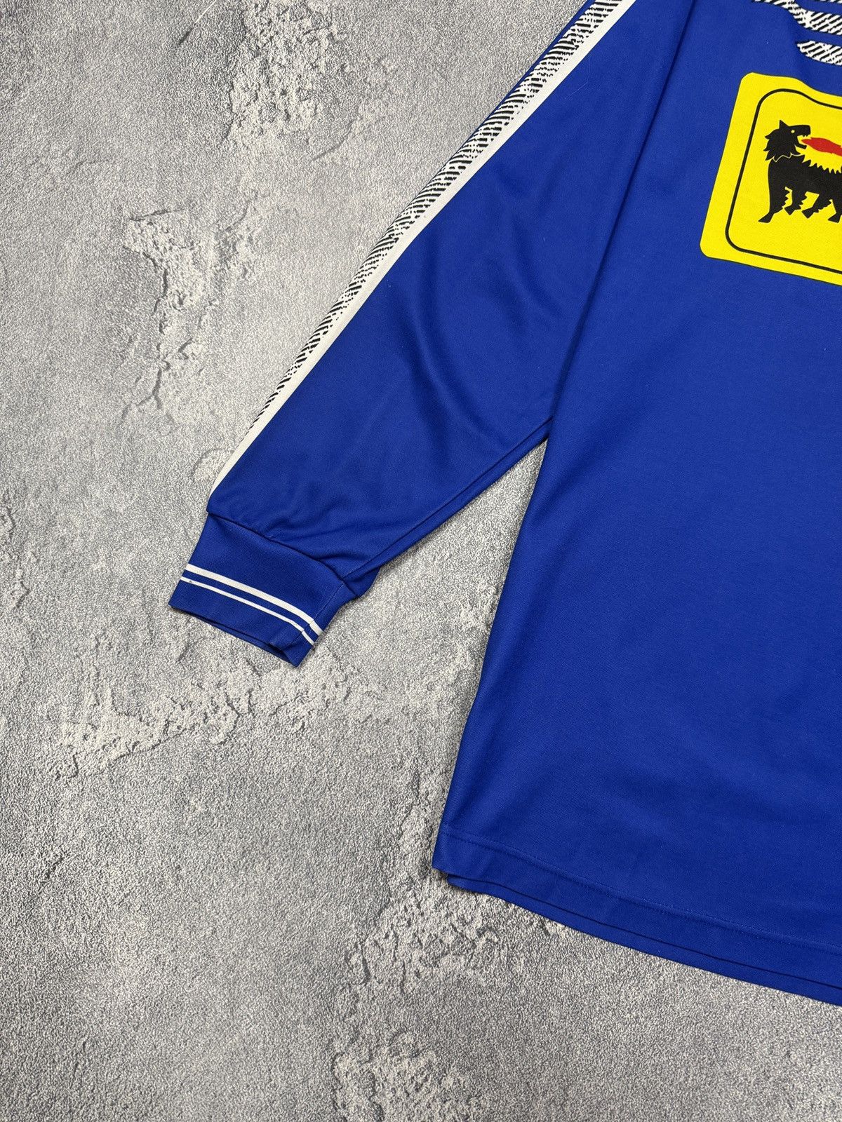 Puma Vintage 90s Puma Lausanne Sports Agip Long sleeve Size US XL / EU 56 / 4 - 2 Thumbnail
