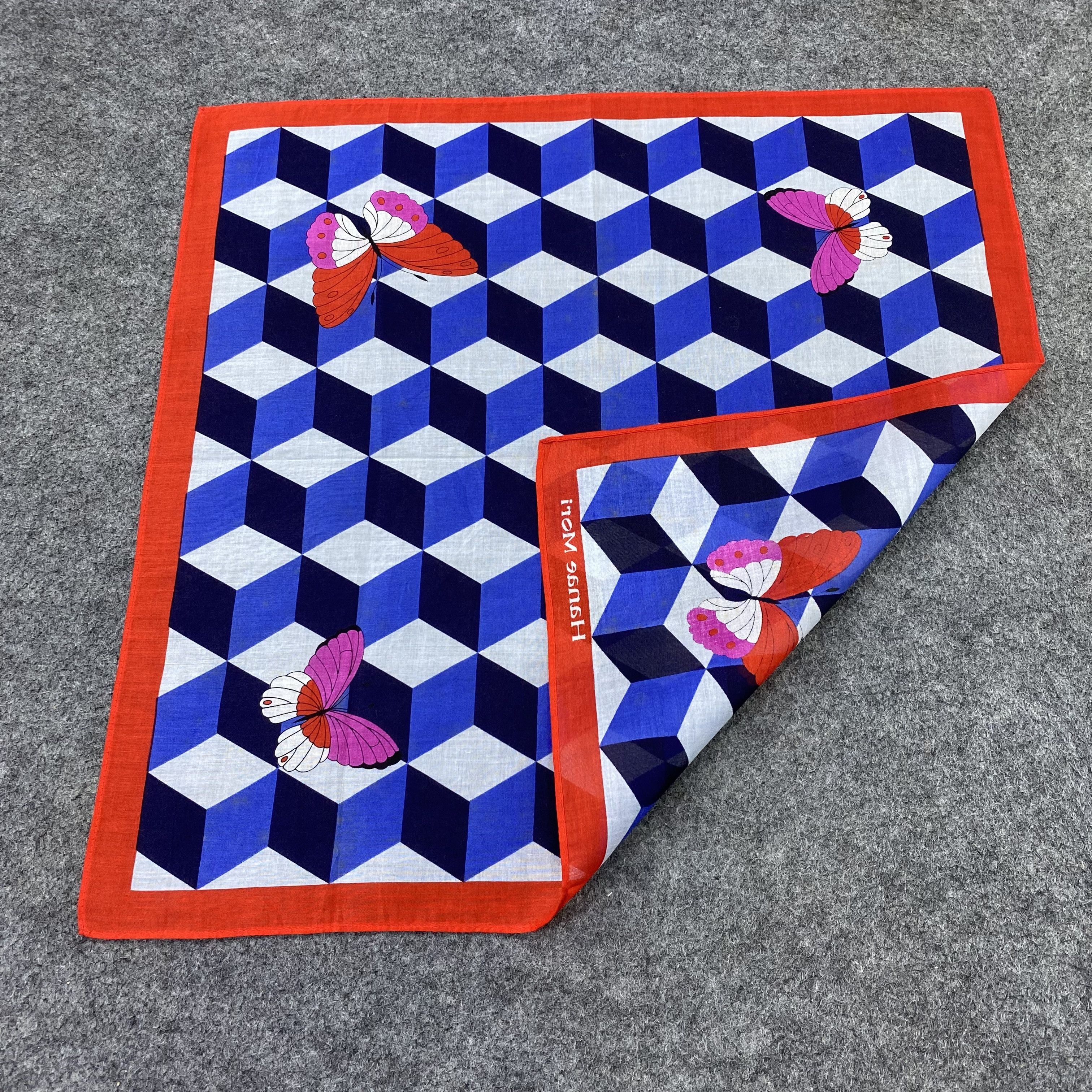 Hanae Mori Hanae Mori Handkerchief Neckerchief Bandana-B1889 Size ONE SIZE - 5 Thumbnail