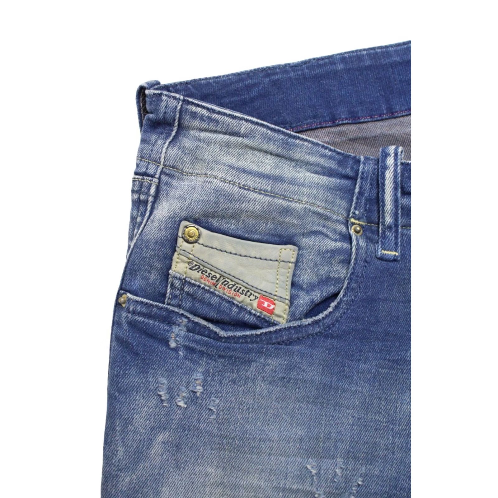 Diesel DIESEL Jeans Women's Grupee Super Slim-Skinny Low Waist 0808G Stretch Blue W27/L32 Size 27" / US 4 / IT 40 - 6 Thumbnail