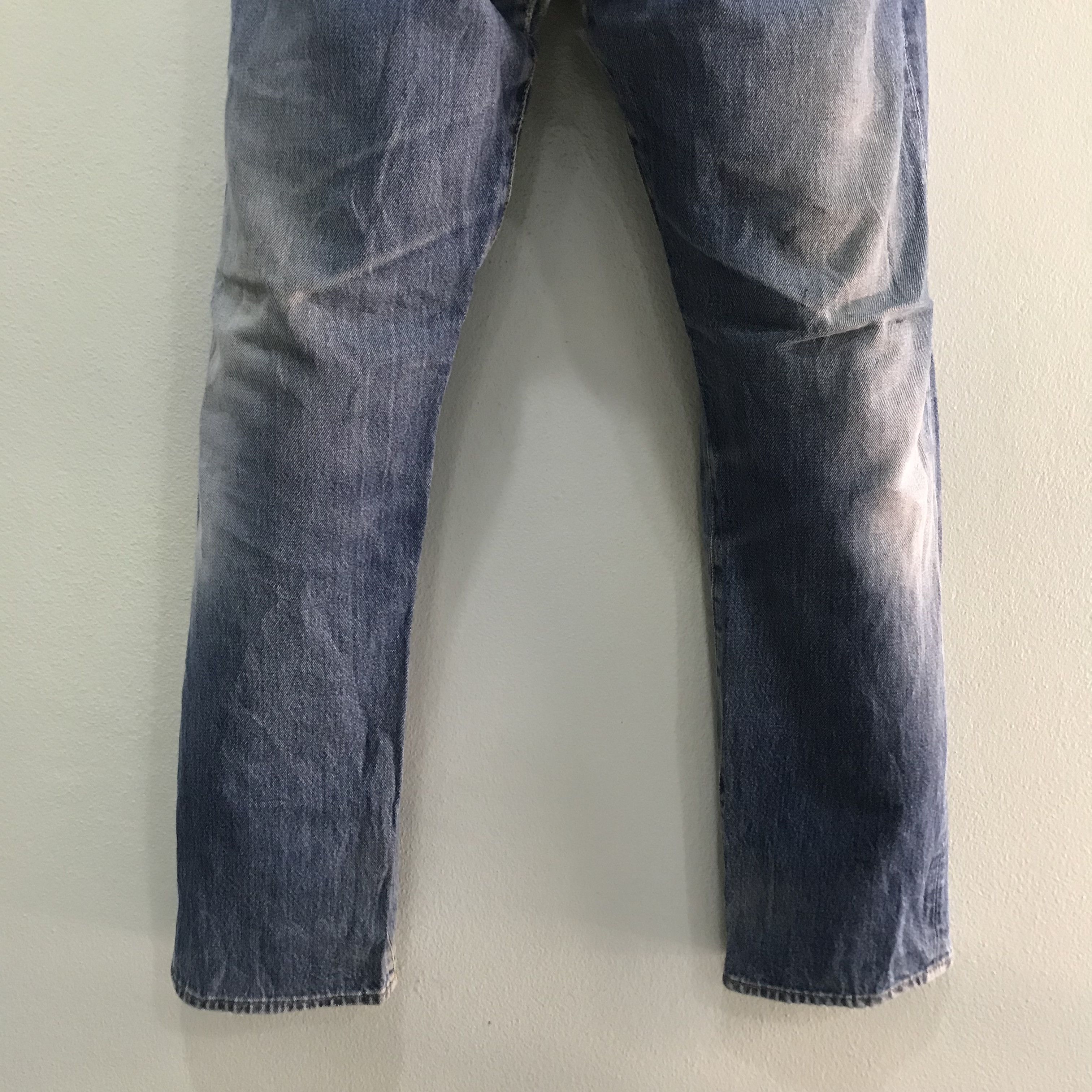 Levi's Vintage Y2K Levi’s 501 Straight Leg Jeans Faded Blue Indigo Size US 40 / EU 56 - 4 Thumbnail