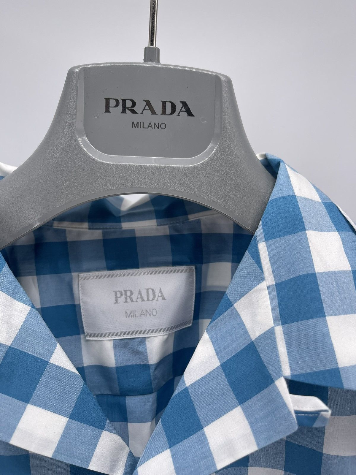Prada Prada checked cotton shirt size L Size US L / EU 52-54 / 3 - 4 Thumbnail