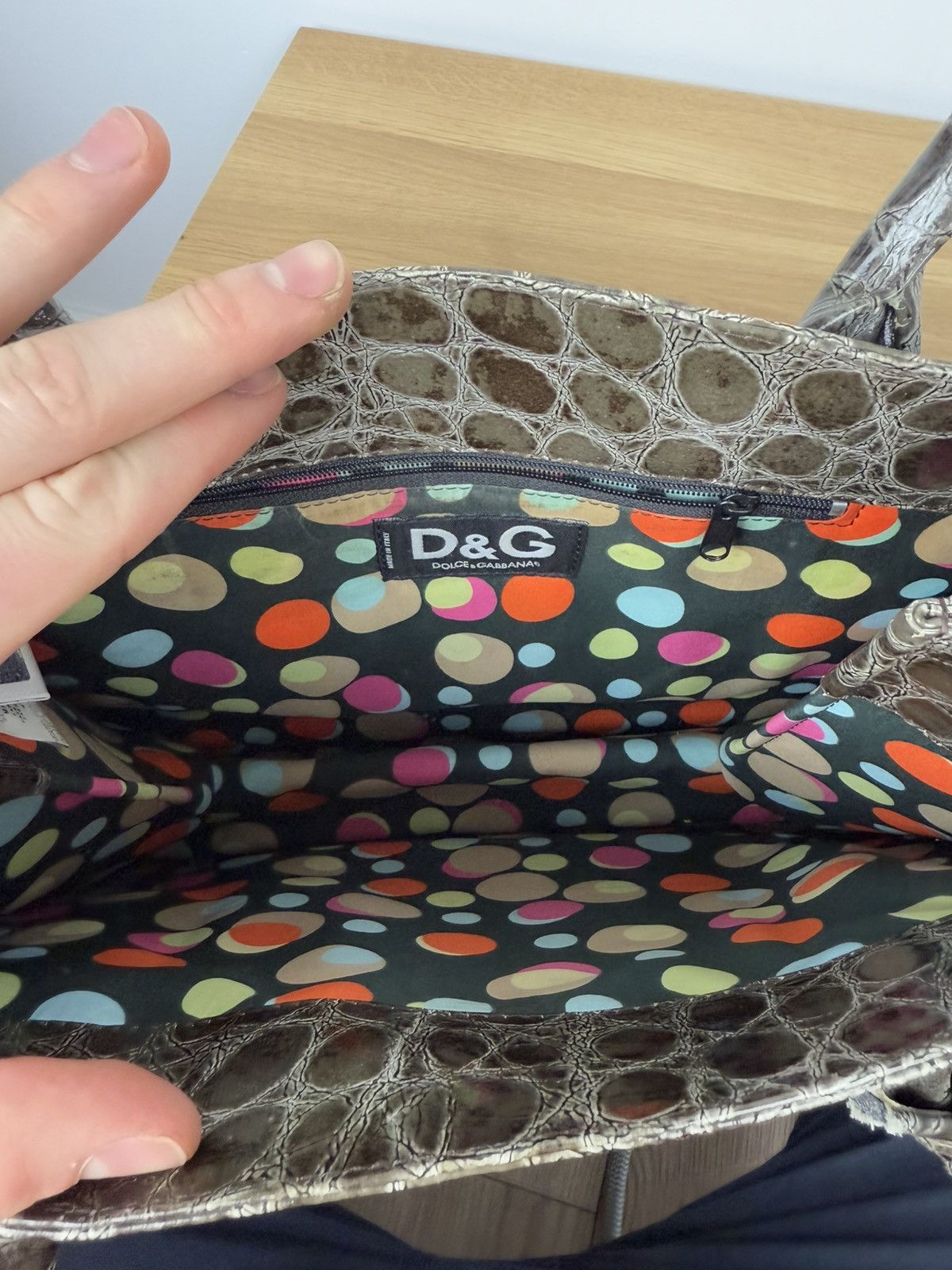 Dolce & Gabbana × Vintage DOLCE & GABBANA VINTAGE LEATHER BAG Size ONE SIZE - 11 Thumbnail