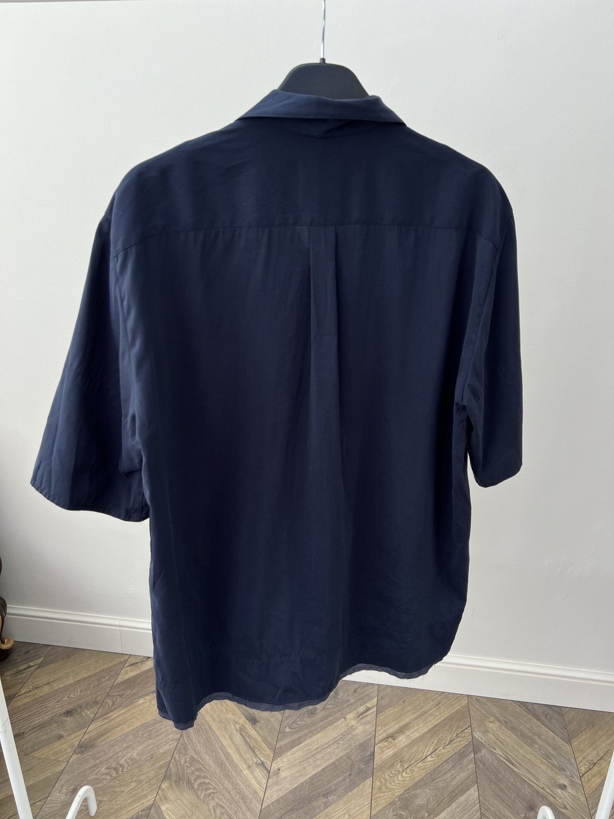 Wooyoungmi Vintage Wooyoungmi Navy Button-Up Shirt Size US L / EU 52-54 / 3 - 13 Thumbnail