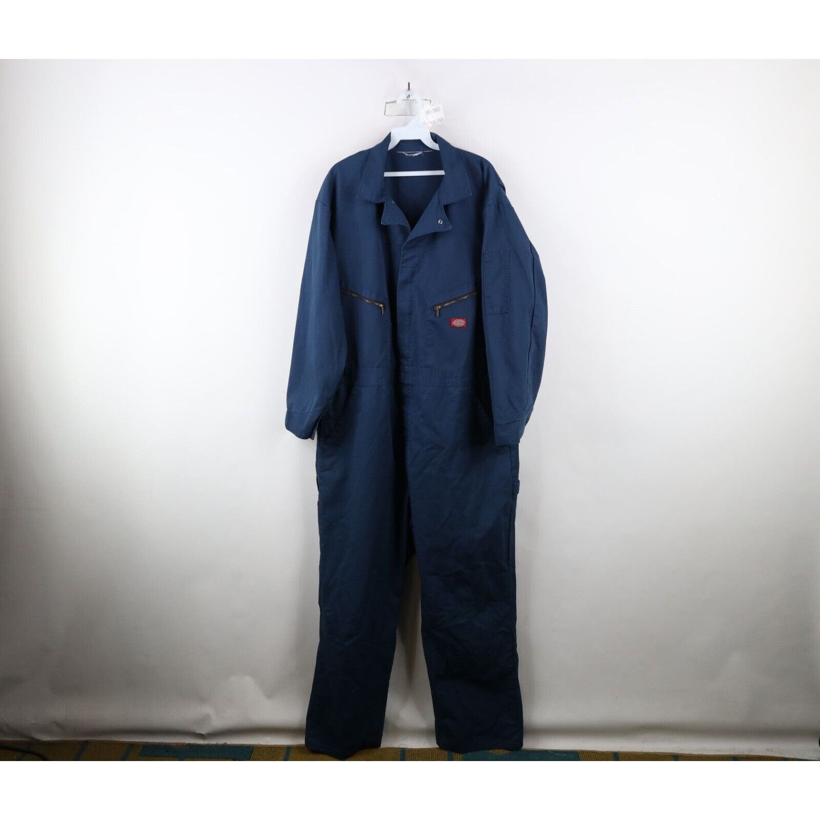 Dickies × Vintage Vintage 90s Dickies Faded Wide Leg Workwear Coveralls Size US XL / EU 56 / 4 - 1 Thumbnail